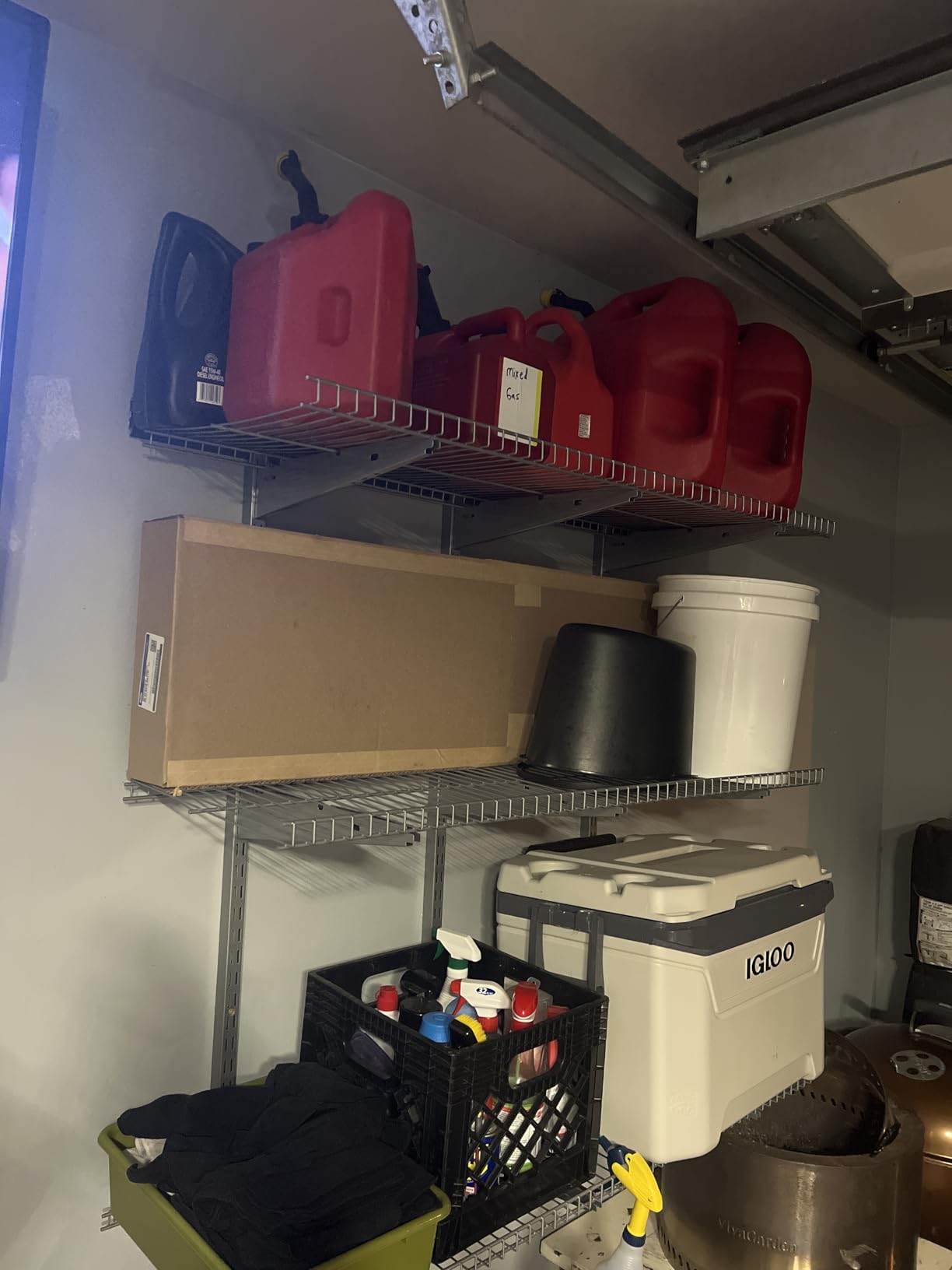 Rubbermaid Fasttrack Rail Storage 48