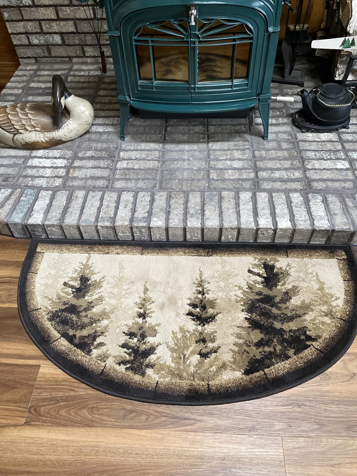 Wilderness Hearth Rug, Area Rug, Welcome mat, Cabin, Nature customer photo 1