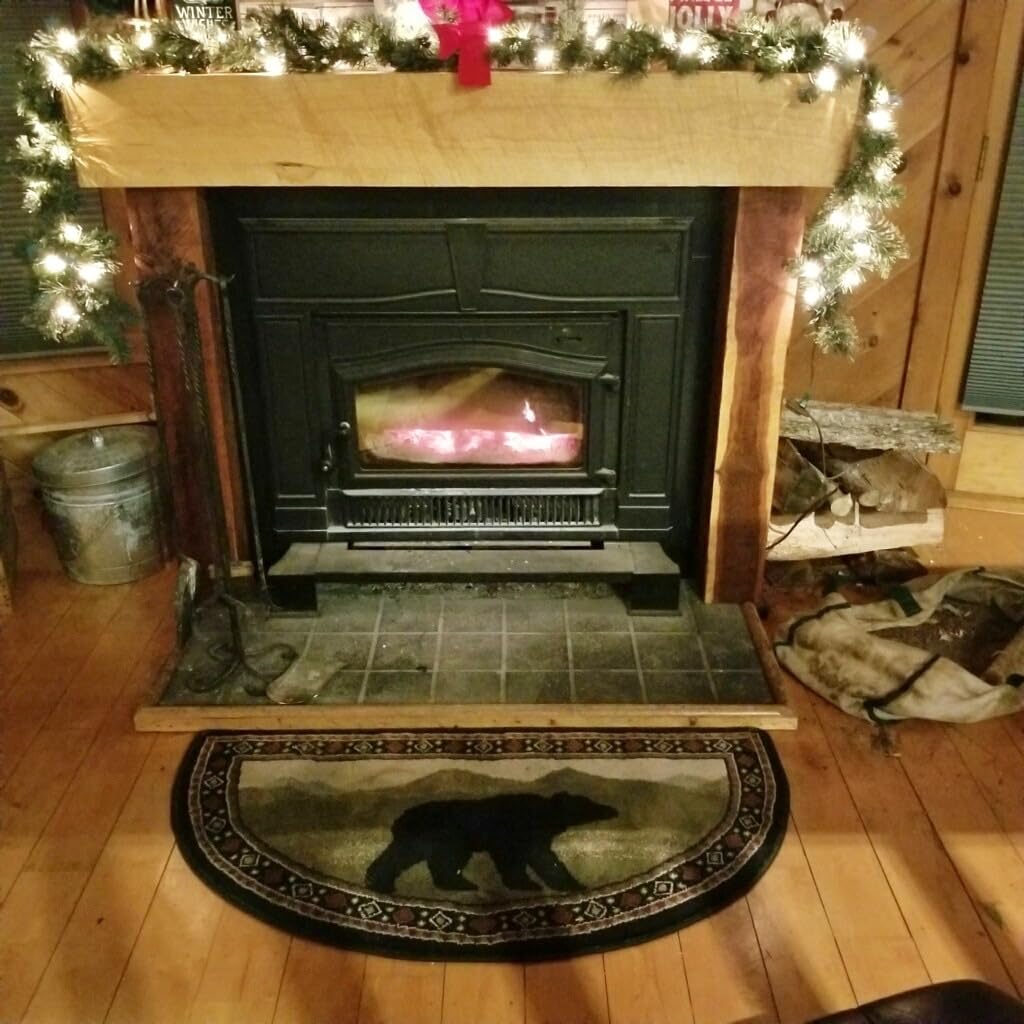 Wilderness Hearth Rug, Area Rug, Welcome mat, Cabin, Nature customer photo 2