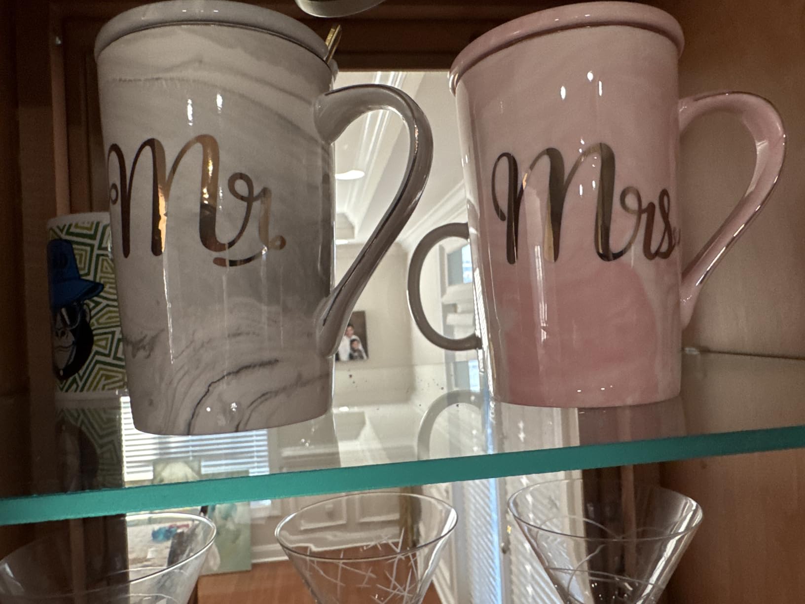 50th Wedding Anniversary for Couples, Gifts for Golden 50th Anniversary | 14Oz Ceramic Marble 50 Year Coffee Mug Set Gift for Parents Grandparents, with Real Gold Foil, Greeting Card, Gift Box customer photo 2