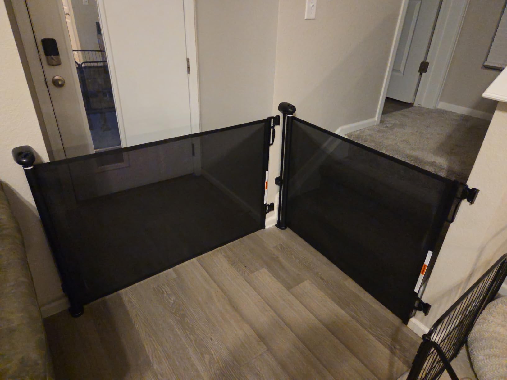 PRObebi Retractable Baby Gates for Stairs & Doorways, Dog Gate 0-54