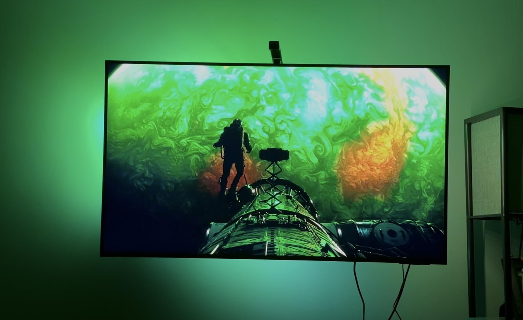 Govee TV Backlight 3 Lite, 16.4ft LED Strip Lights Sync with 75-85 Inch TVs | Upgraded Camera with Fish-Eye Correction Function, RGBICW Screen Sync Lighting, 4 Colors in 1 Lamp Bead, Voice & APP Control customer photo 2