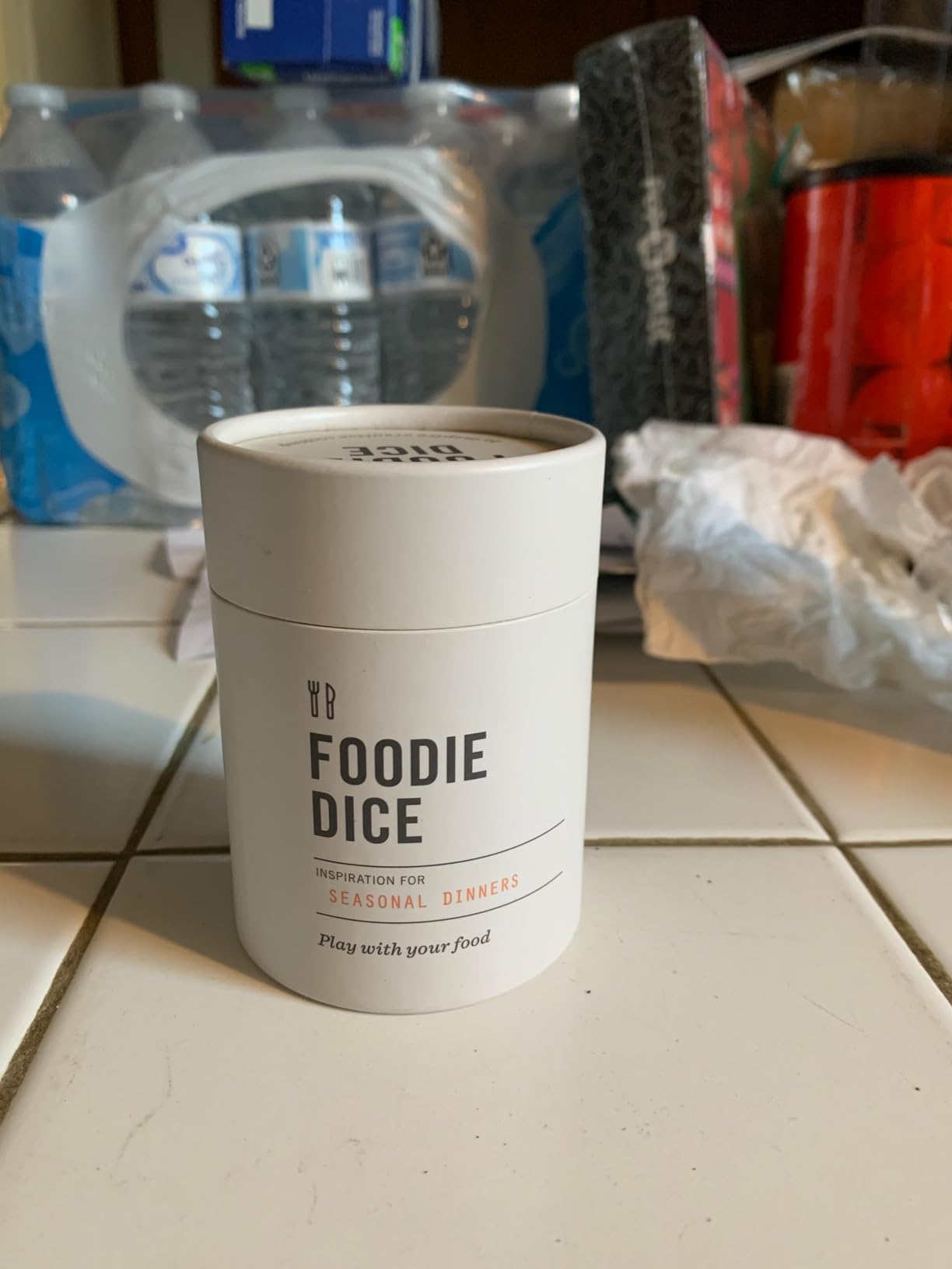 Two Tumbleweeds Foodie Dice - Seasonal Dinner Inspiration - Set of 9 Dice | Roll to Decide What to Cook. Includes Take Out Die. Unique Cooking Gift for Foodies, Chefs & Couples customer photo 1