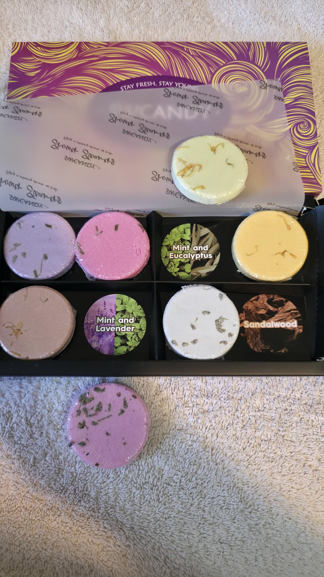 SWCANDY Shower Steamers Aromatherapy Gifts for Women 8 Pcs Shower Home Spa | Birthday Gifts for Mom Wife Grandma Sister Her Natural Essential Oils Travel Essentials, Hotel Holidays Self Care Relaxation customer photo 1