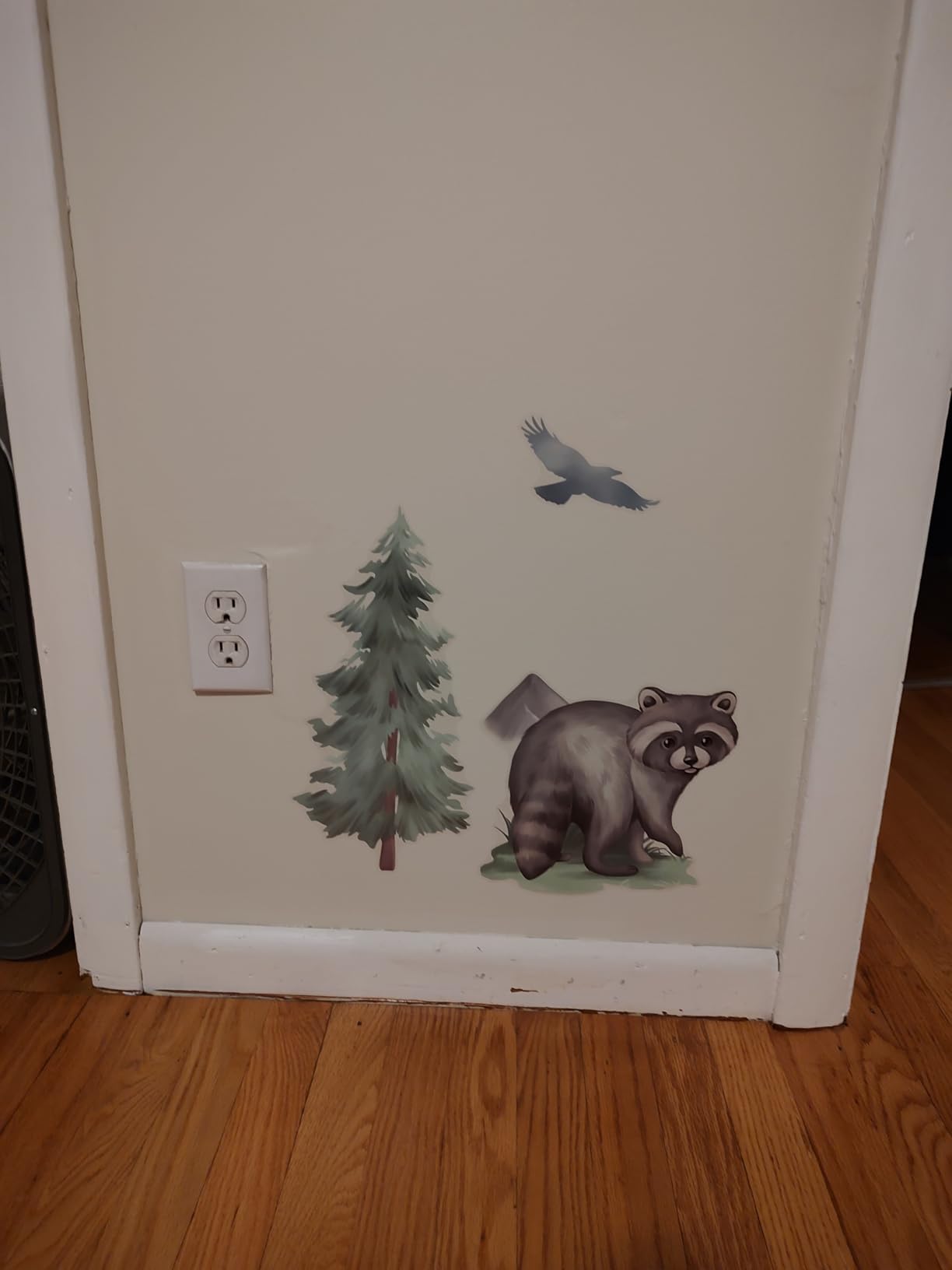 wondever Mountain Trees Wall Decals Forest Animals Bear Wall Stickers (XL) | Peel and Stick, Removable, Wall Art Decals, Wall Decoration, Kids Room, Bedroom Baby Nursery Playroom Decor customer photo 2