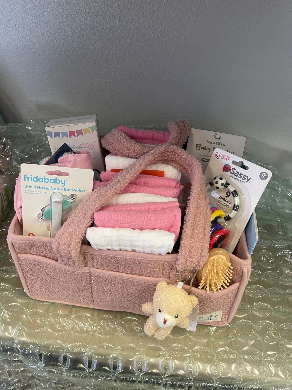 PeraBella Diaper Caddy Organizer for Changing Table, Storage Basket for Wipes, Gift for Baby Shower, Car Organizer, Nursery Organizer, Portable Storage customer photo 2