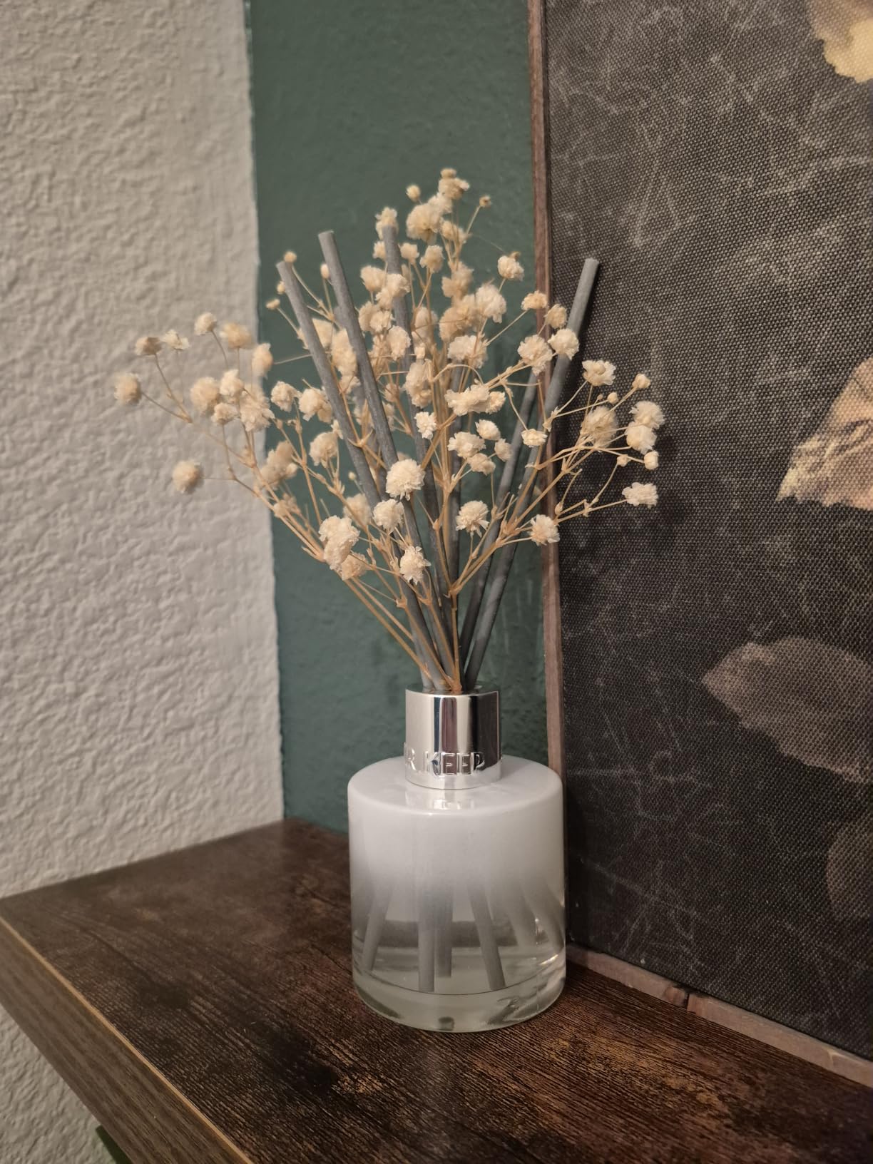 Airkeep Reed Diffuser Set, 3.38 fl oz (100 ml) - Clean Linen Oil Diffusers with 8 Reed Sticks, Home Fragrance Reed Diffuser for Bathroom Shelf Decor customer photo 2