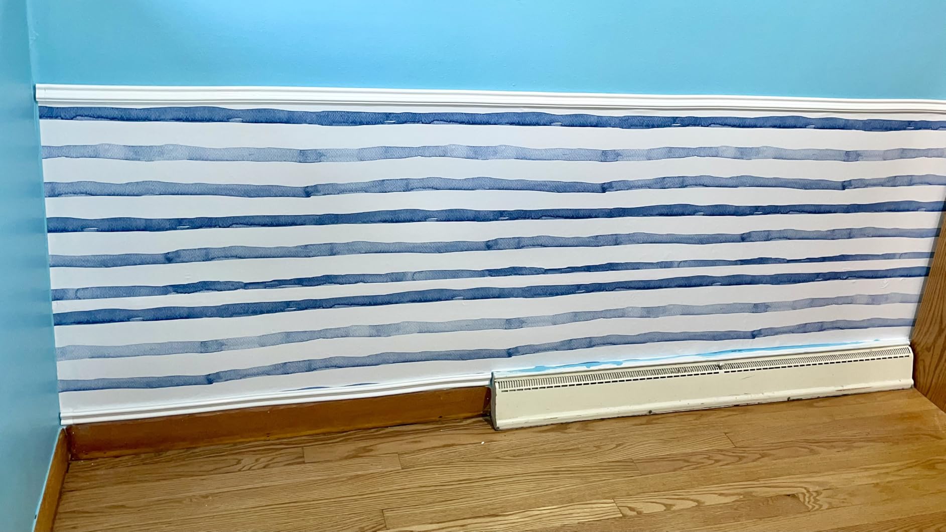 TriMold Peel and Stick Chair Rail Molding, Self-Adhesive Wall Trim for Home Decoration & Wall Protection, 3m x 23mm customer photo 2