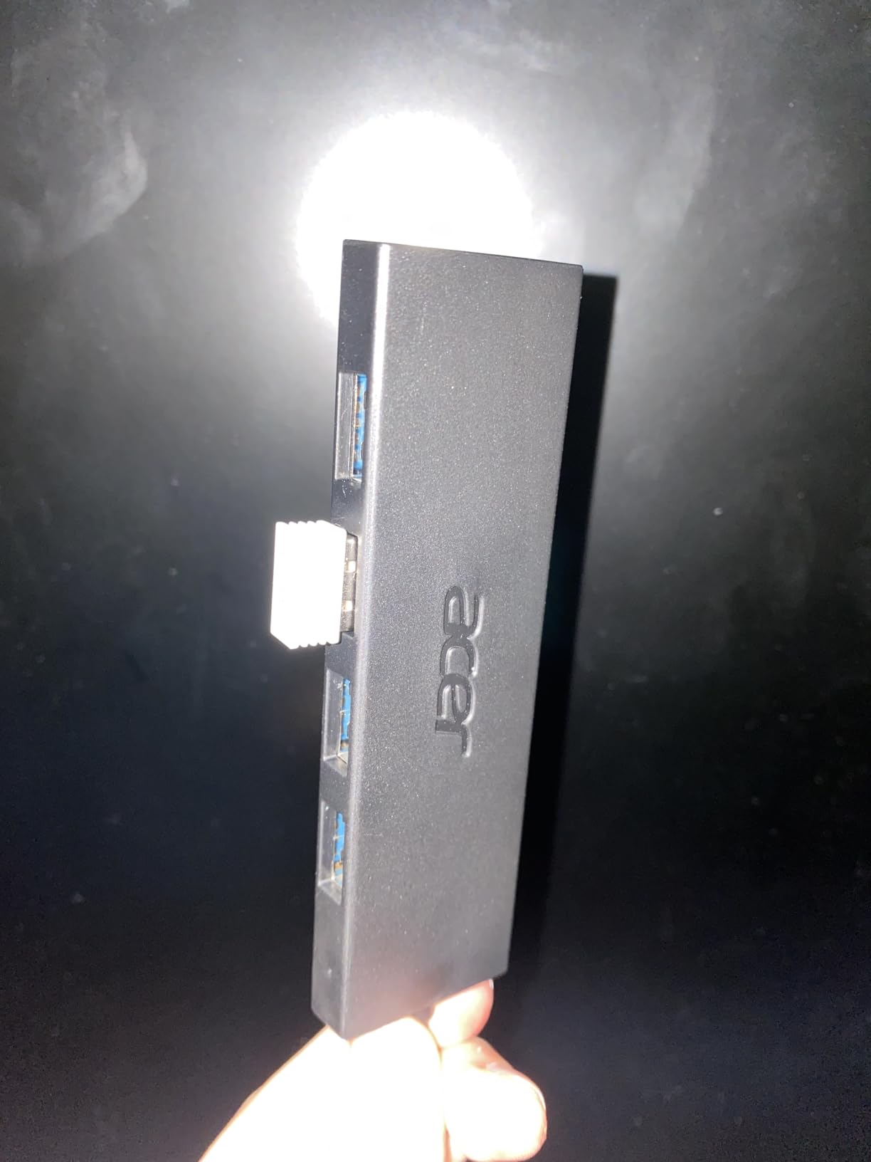 Acer USB Hub 4 Ports, Multiple USB 3.0 Hub, USB A Splitter for Laptop/PC 2FT | Type C Power Port customer photo 1