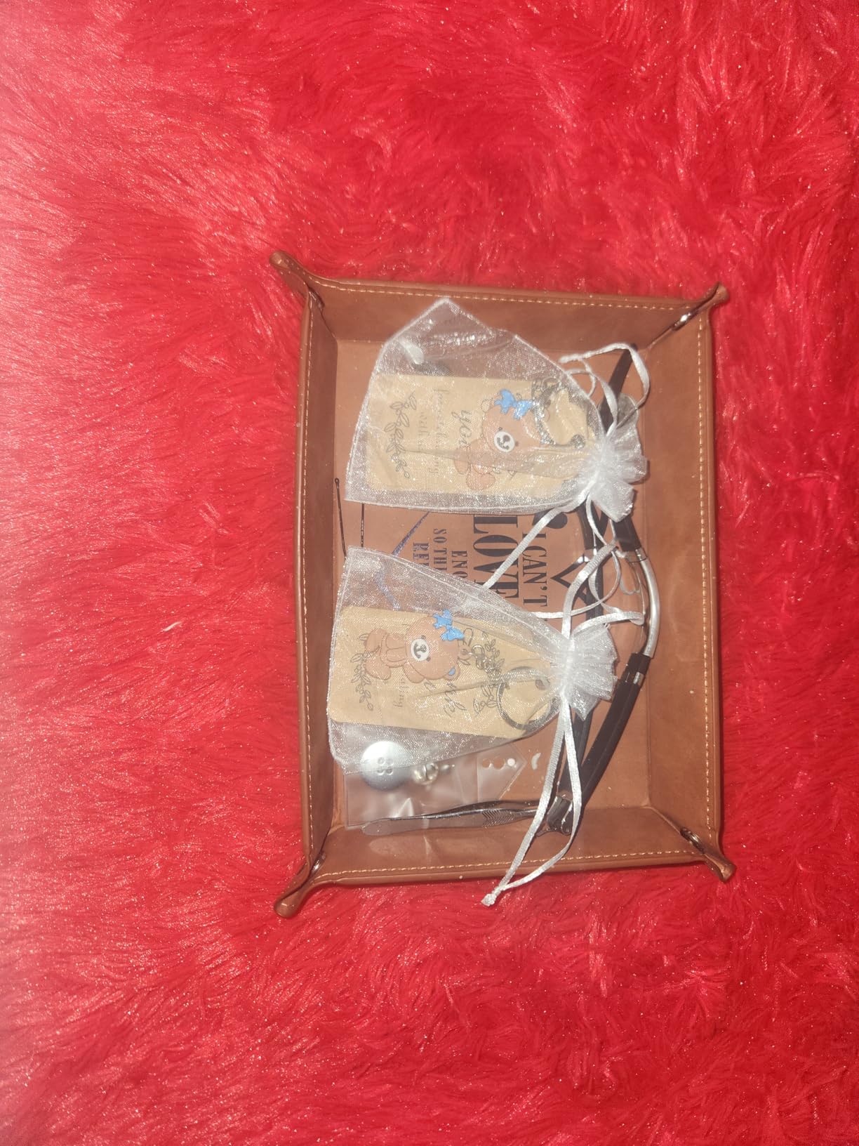 Valentines Love Gifts for Him, Valet Tray for Men Valentines Gifts, Valentines Mens Gifts for Boyfriend Husband, Valentine Gifts for Him, Husband Boyfriend Valentine Gifts from Wife Girlfriend customer photo 2