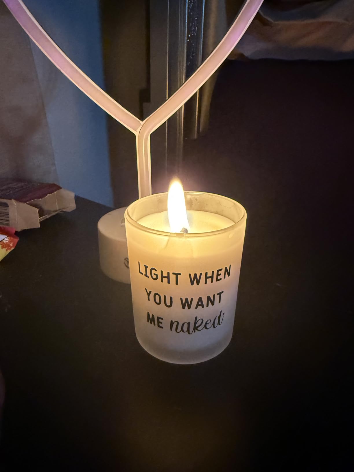 Gifts for Him Boyfriend Husband Men Couples Gift Ideas, Romantic Valentines Day Gift for Him, Naughty Boyfriend Birthday Gifts, Funny Anniversary Presents for Men Husband Couple, Christmas, Candles customer photo 1