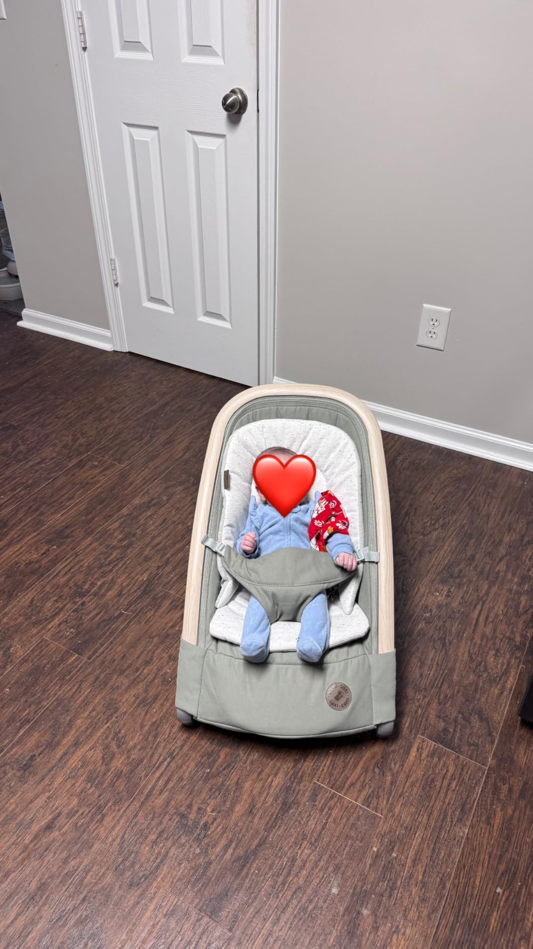 Maxi-Cosi Kori 2-in-1 Baby Bouncer Seat for Infants, Baby Rocker Chair, Portable Bouncer Chair, Classic Oat customer photo 1