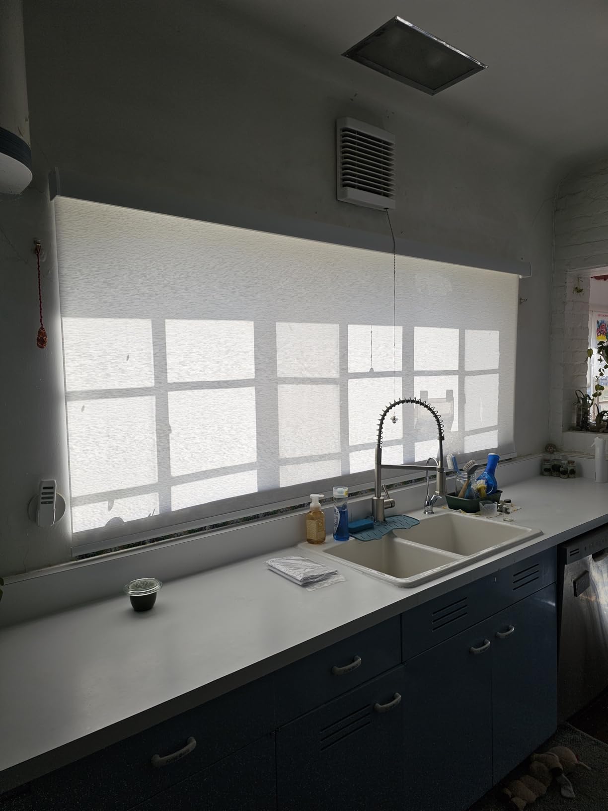 Yoolax Smart Dual Roller Shades, Motorized Blinds with Remote, Custom Size | Blackout, Light Filtering, Works with Alexa, Google Assistant, Automatic Dual Blinds for Bedroom, Living Room, Home Office customer photo 1