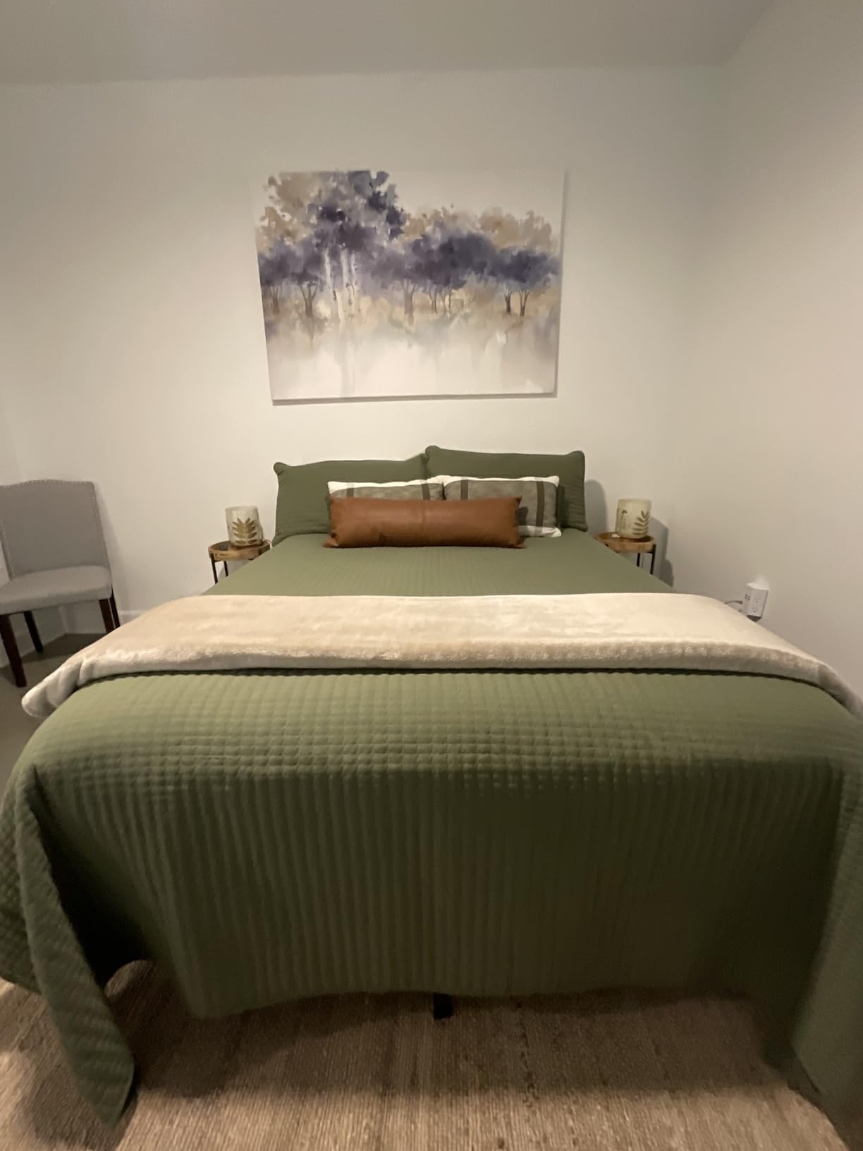 White Quilt Set Queen Size-Lightweight Bedspreads Queen Quilts Bedding Set, Soft Coverlet with 2 Pillow Shams for All Seasons, Suitable for Bed, Couch, 3 Pieces, 90