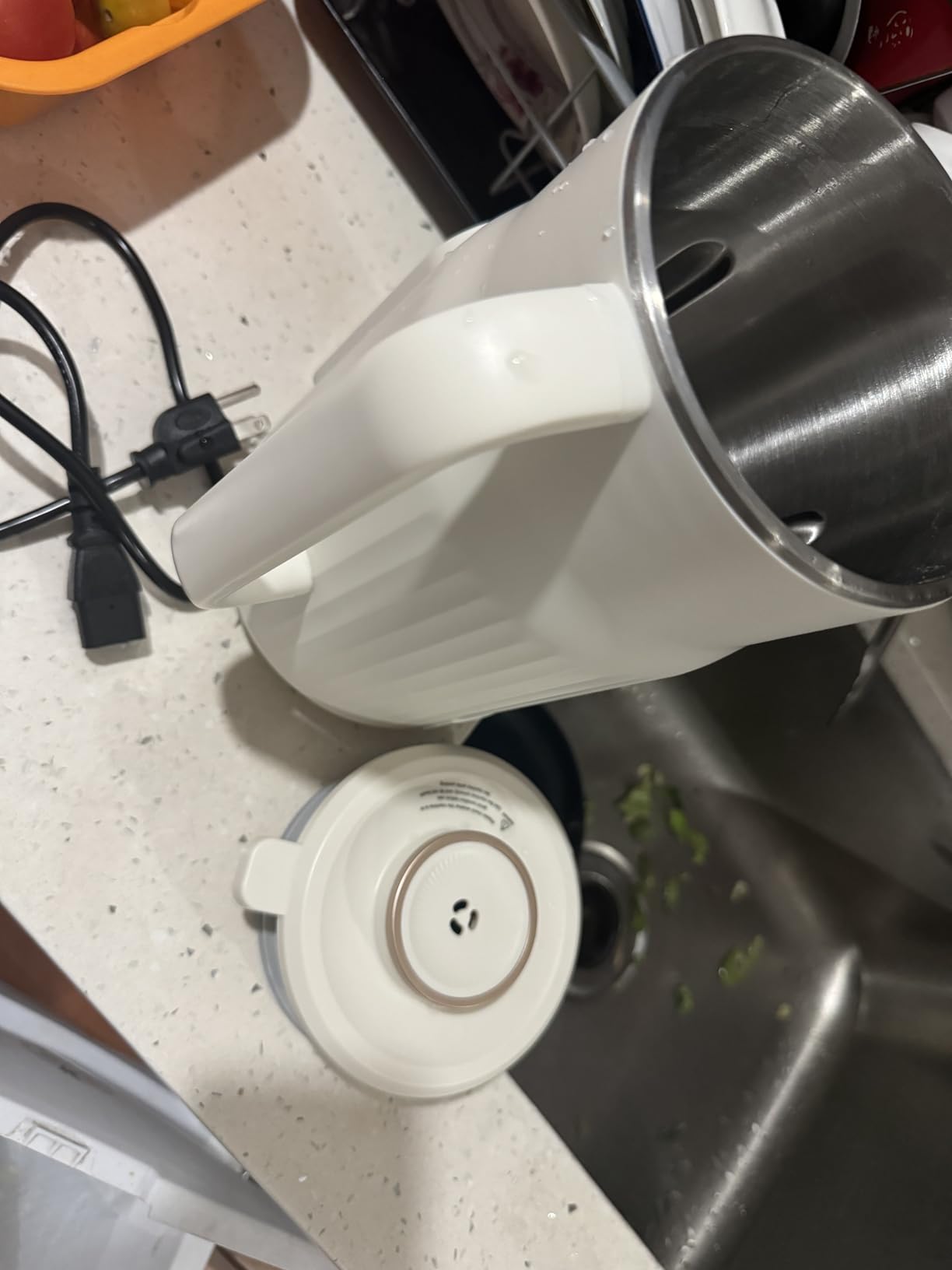 Nut Milk Maker, AlfaBot N2 Automatic Almond Milk Machine for Homemade Plant-Based Milk, Oat, Soy, Yogurt, 5 Modes/35OZ Big Capacity Soy Milk Maker with Delay Setting and Self Cleaning (White) customer photo 1