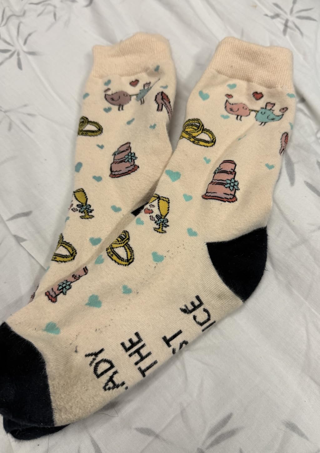 Moyel Gifts for Boyfriend Husband Him Funny Socks for Men | Fun Novelty Crew Socks Gift Ideas for Anniversary, Valentine's Day, Christmas, Birthday, Wedding Engagement customer photo 1
