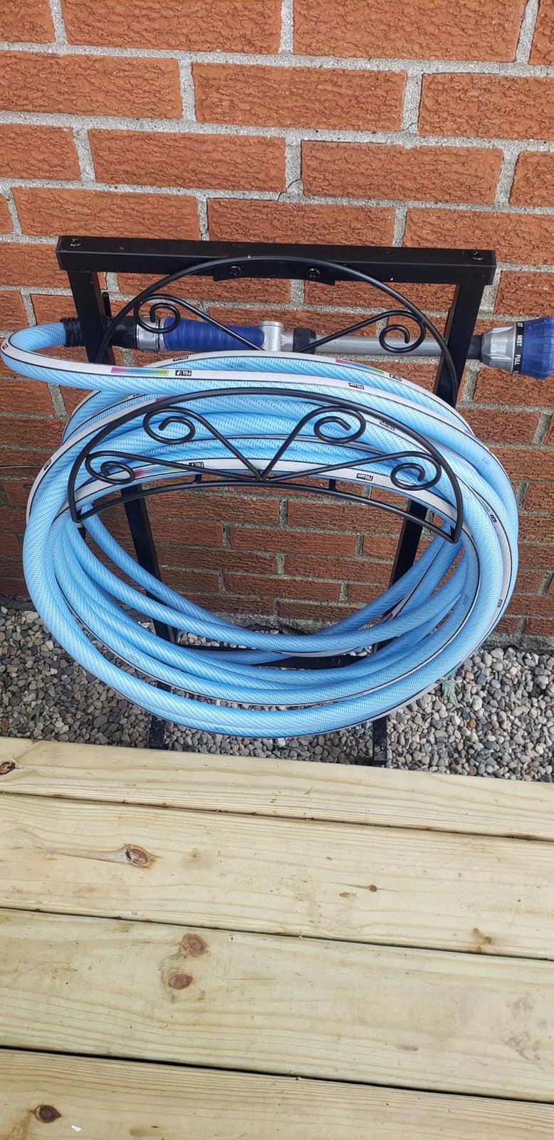 TomCare Garden Hose Holder, Heavy Duty Stand for 160FT Hose with 4 Spikes customer photo 2