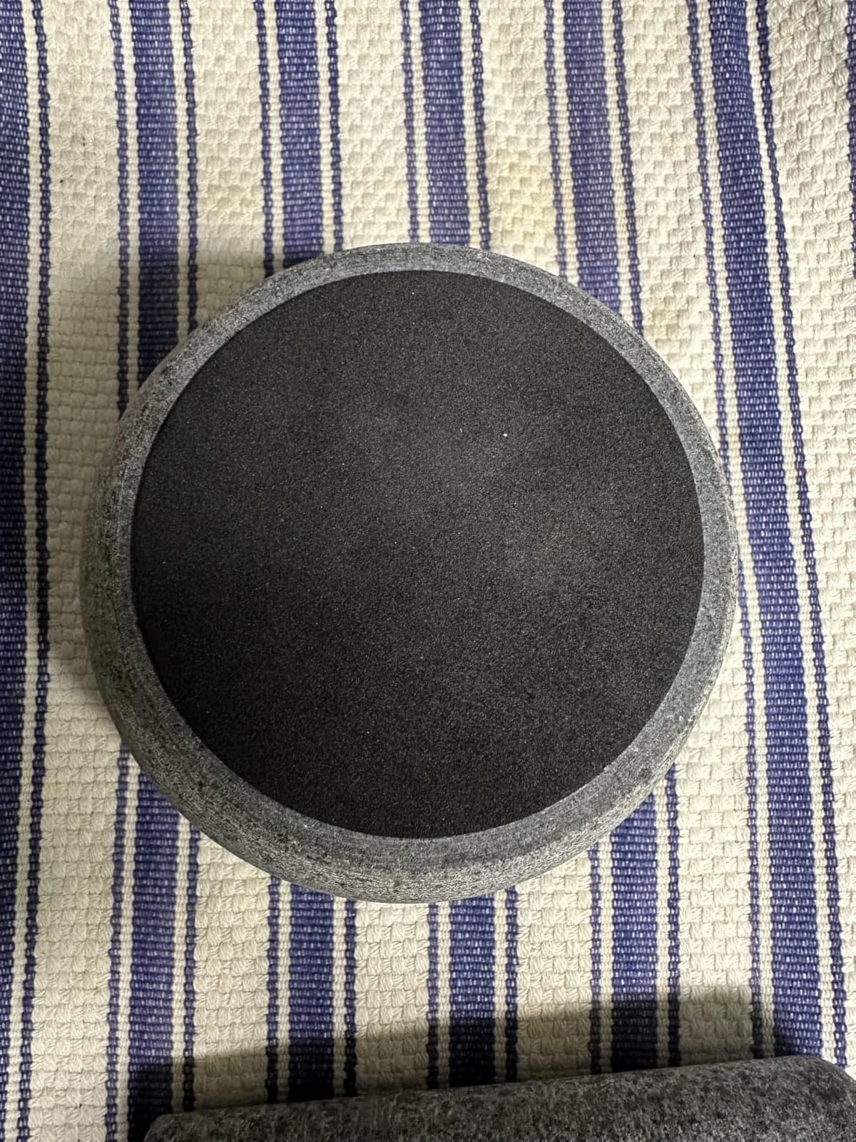 ChefSofi Mortar and Pestle Set (Gray, 1.5-Cups), Unpolished Heavy Natural Granite, 5.2 inch customer photo 2