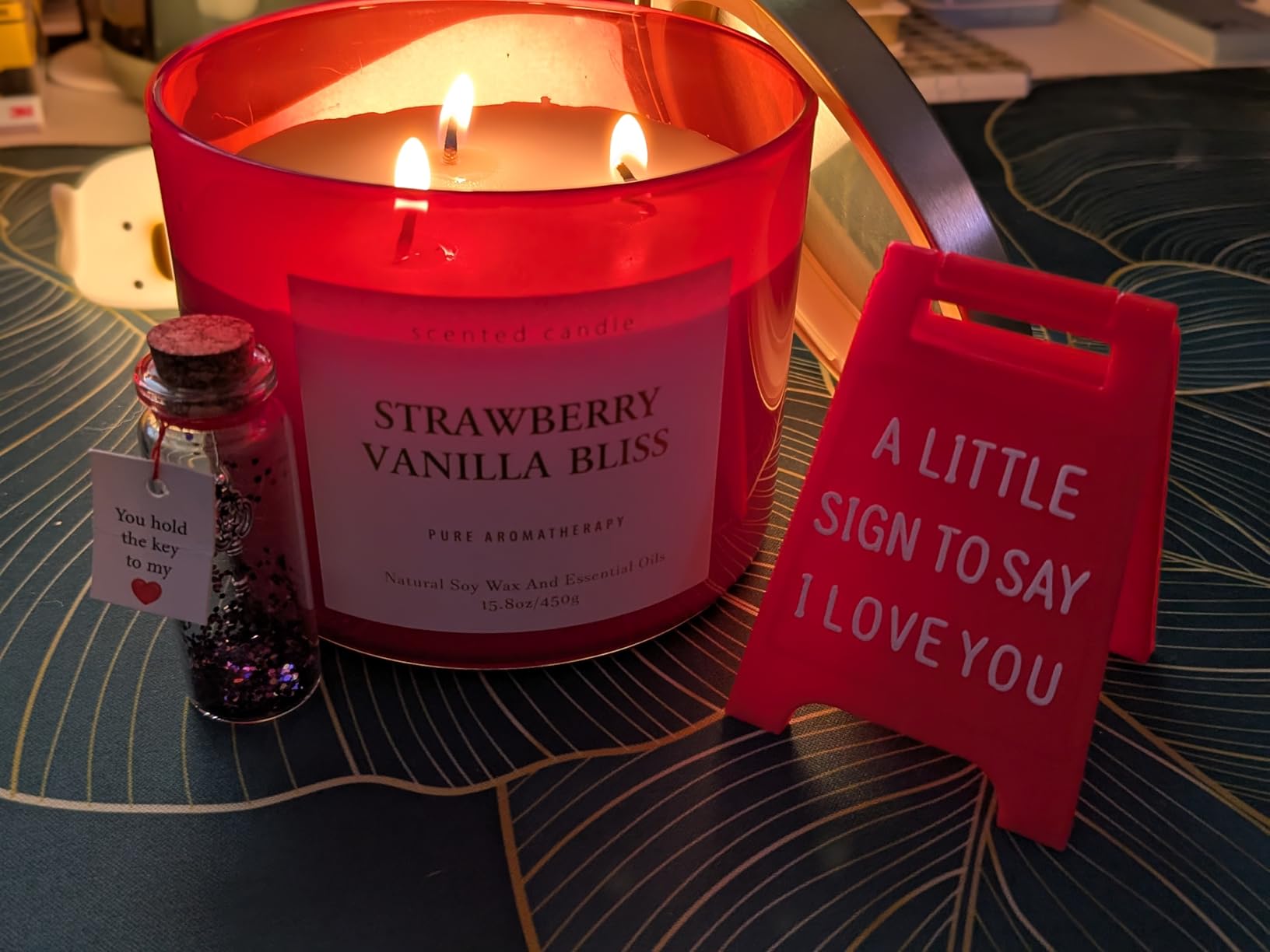 Romantic Mini Desk Sign with