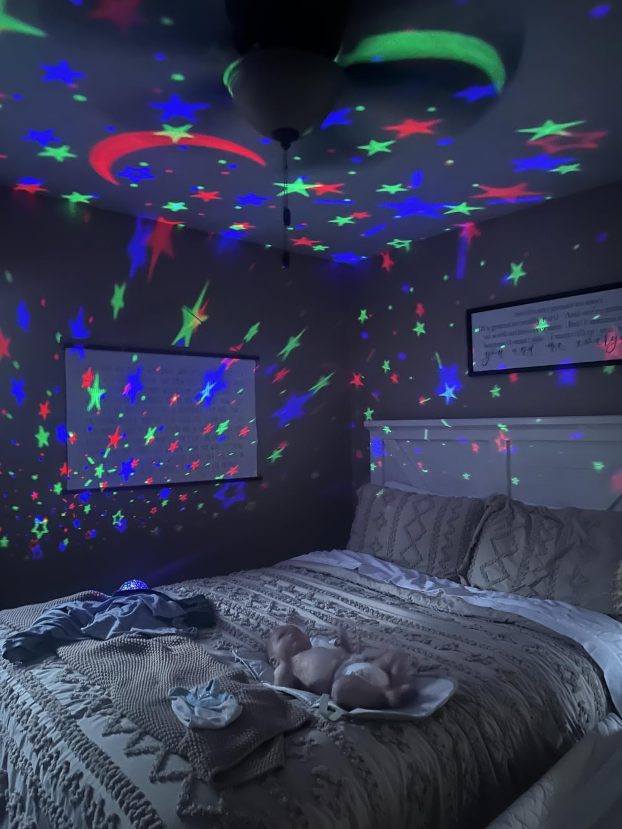 Night Light for Kids, 93 Lighting+3 Films Star Projector, Gift for 3-5 | with Remote Control, Dimmable, 1/2/4hrs Timer, Silent Rotation, Stay All Night, for Boys or Girls 2-4, Birthday, for Bedroom customer photo 1
