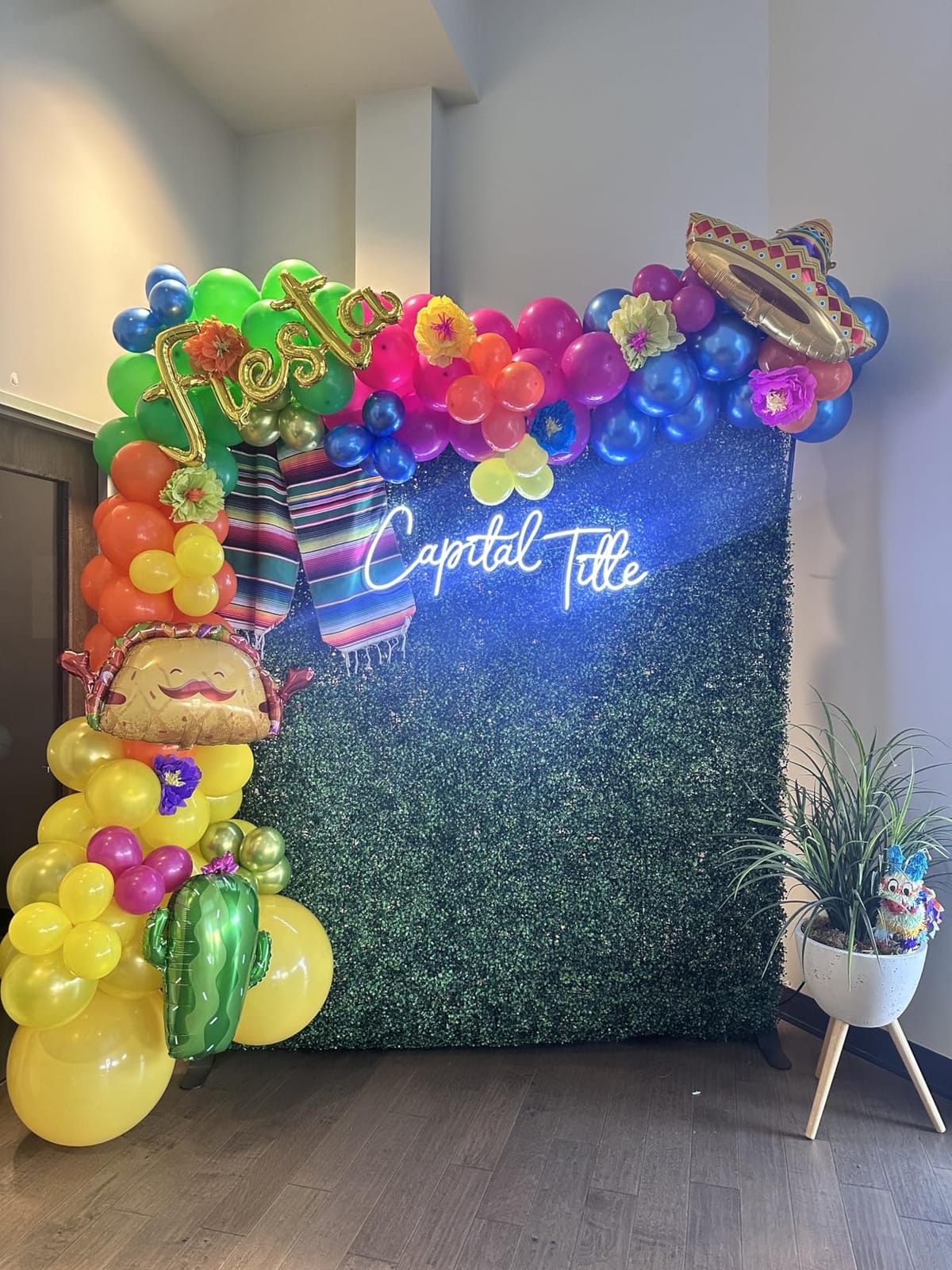 Cinco de Mayo Fiesta Balloon Arch Kit, 171Pcs Rainbow Colors Balloon Garland for Mexican Fiesta Party Decorations customer photo 2