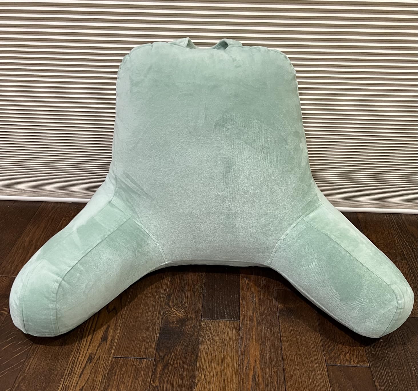 Sasttie Reading Pillow for Bed, Back Pillow for Sitting Up, Dark Grey | 18