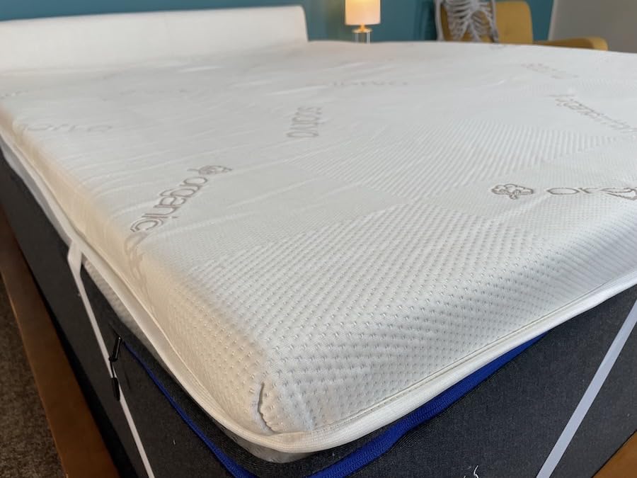 Saatva Graphite Memory Foam Mattress Topper | 3