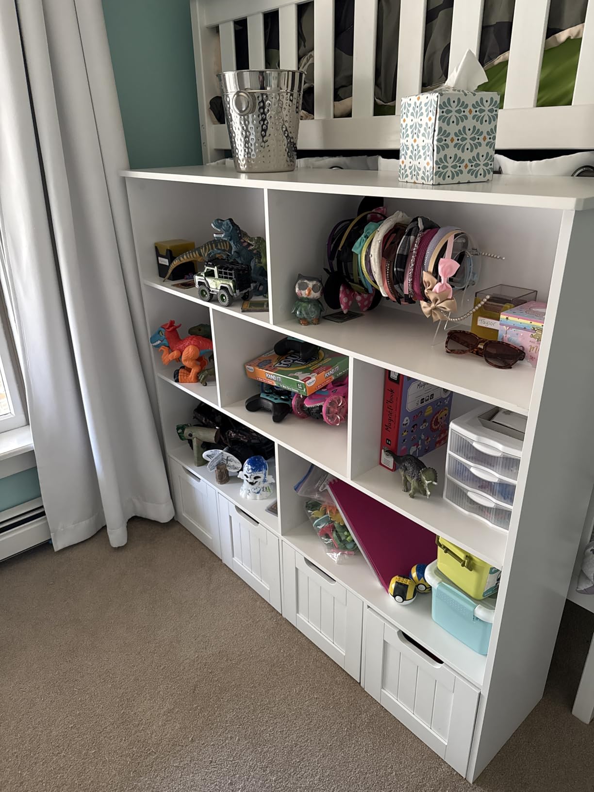 FINETONES Toy Storage Organizer with Movable Drawer Toy Organizer for Kids customer photo 1