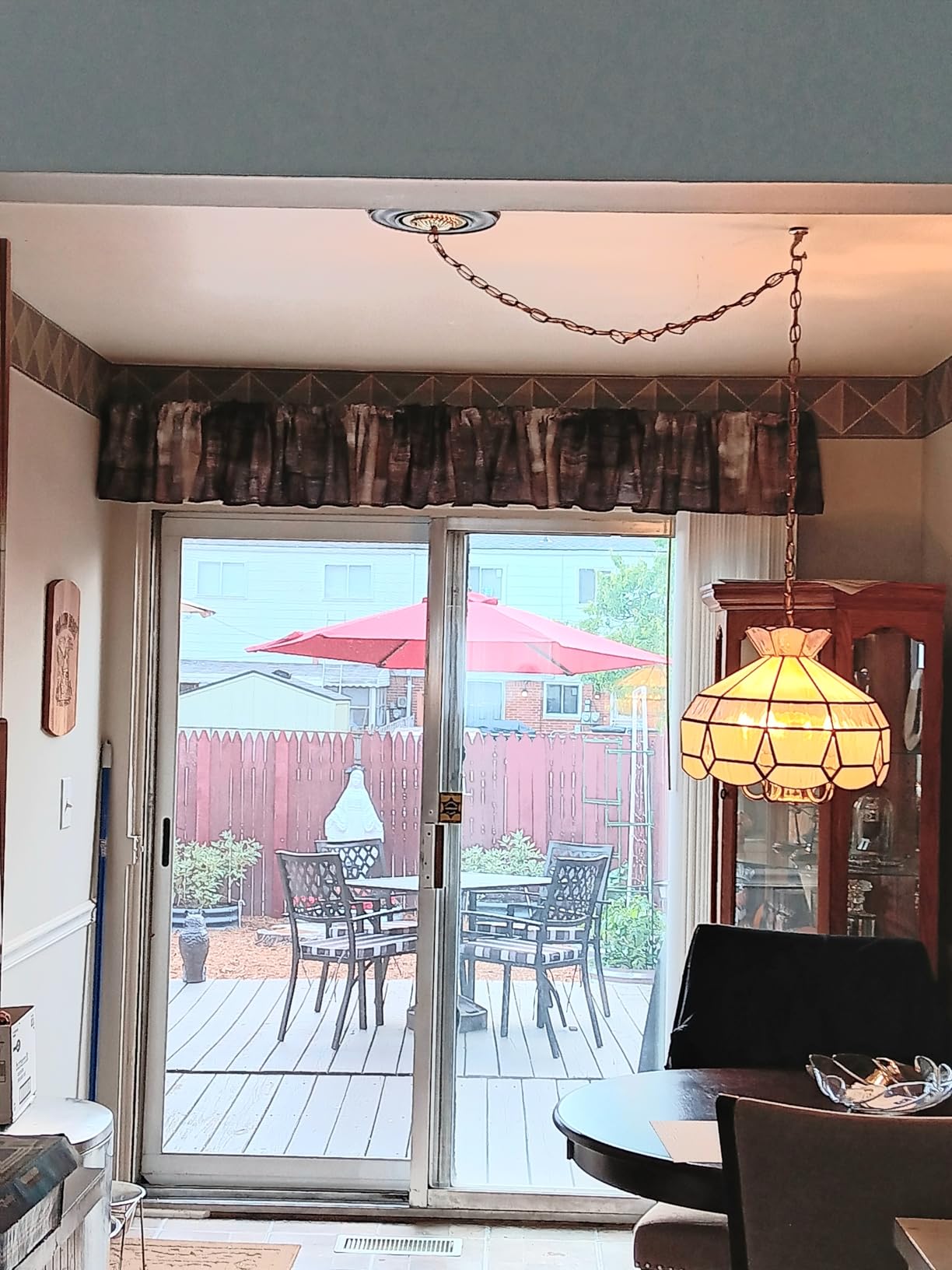 Emvency Valances for Windows, 4 Pack, 52x18 Inch, Brown Art | Abstract Modern Rod Pocket Cafe Curtain Drapes for Living Room Bedroom Bathroom Kitchen Over Sink Decor customer photo 2