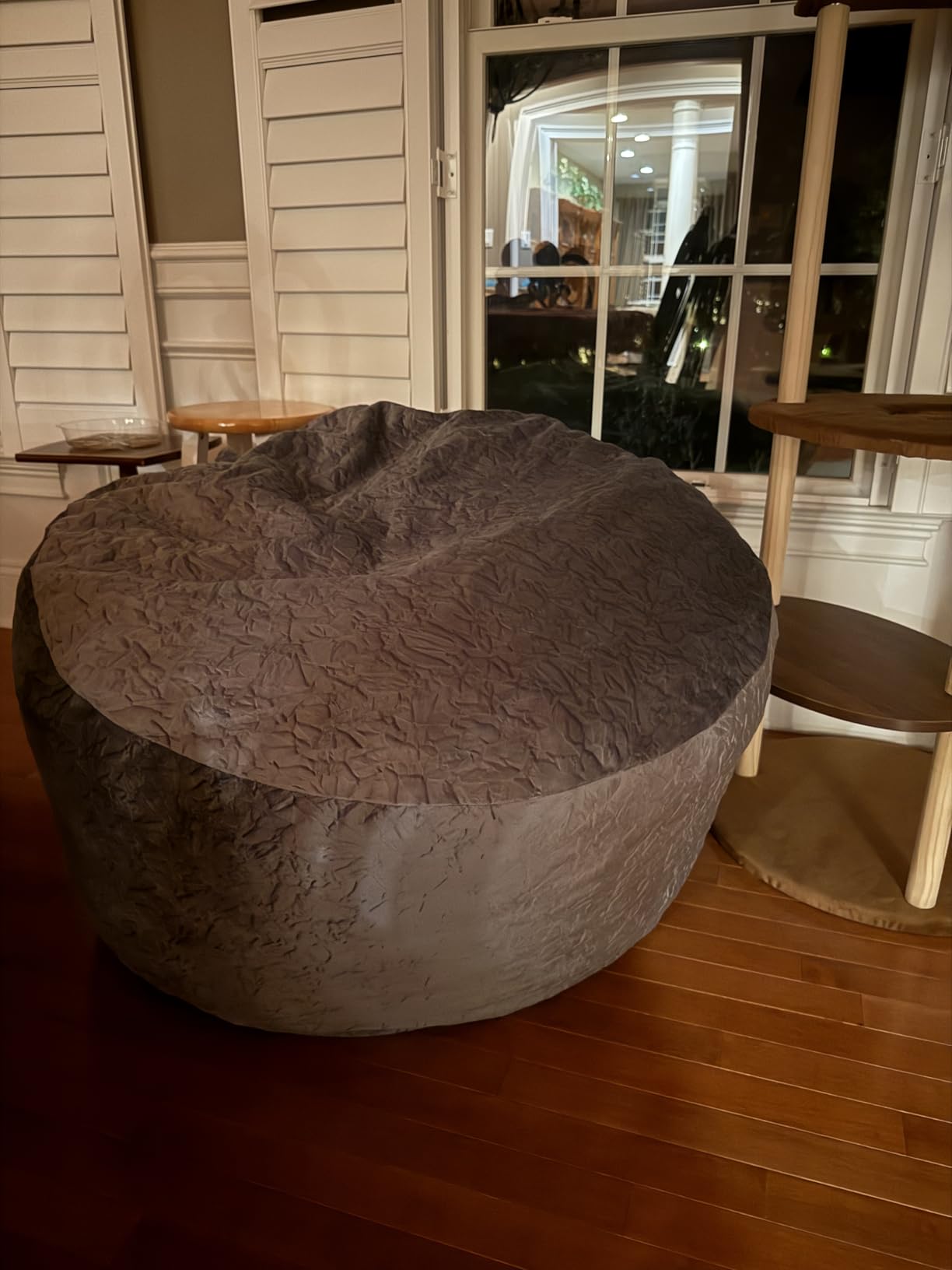 Bean Bag Chairs, Memory Foam Stuffing Bean Bag Chair for Adults/Teens/Kids | Velvet Lazy Sofa Furniture with Removable High-Rebound Memory Foam for Living Room/Bedroom/Dorm customer photo 2