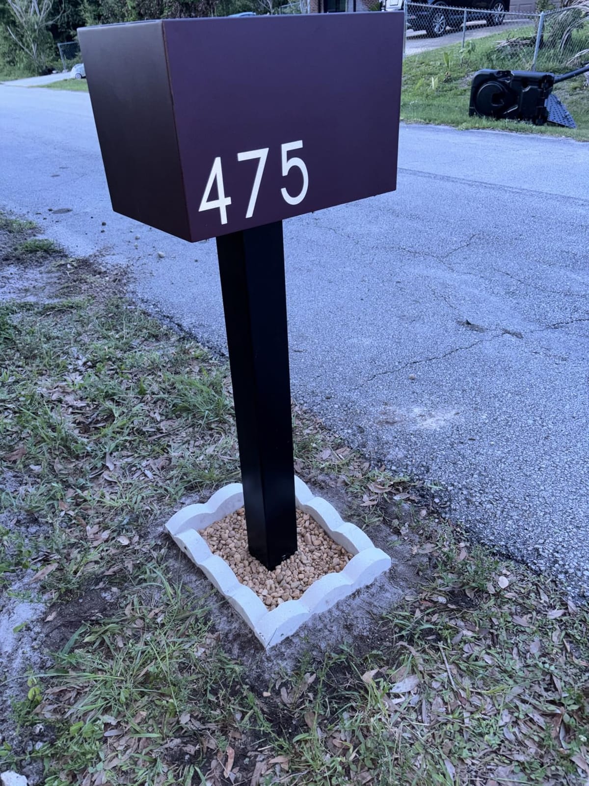 Adoorn Lockable Post Mount Mailboxes for Outside - Large Anti-Theft Locking Mailbox for Packages and Letters - Weatherproof Construction - Durable Steel - 15.5