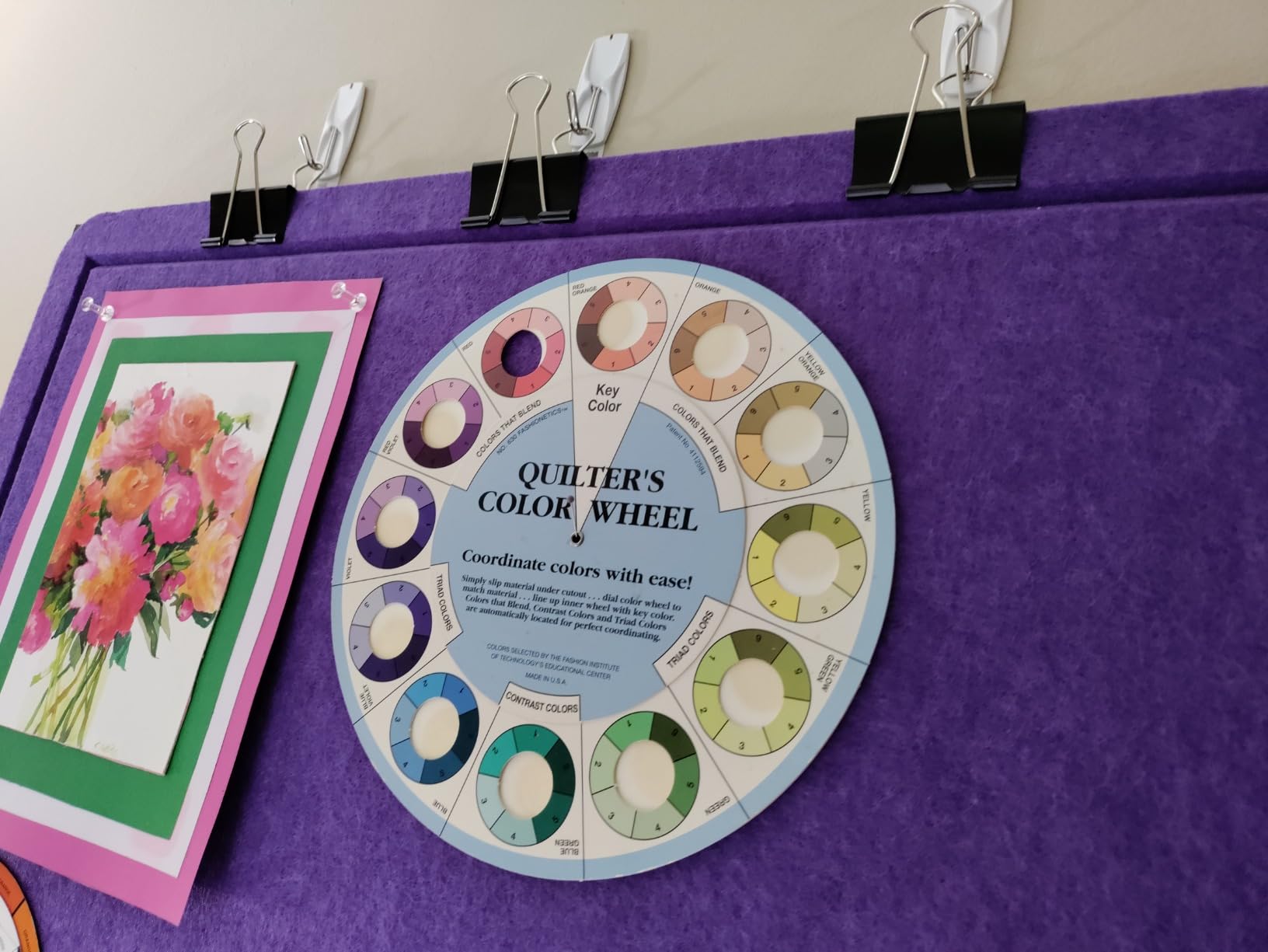 Felt Bulletin Board 35x18 inches, Decorative Pin Board for Home & Office | Cork Board Alternative for Wall with Push Pins, Display Mood Board for Photos, Notes & Reminders customer photo 1