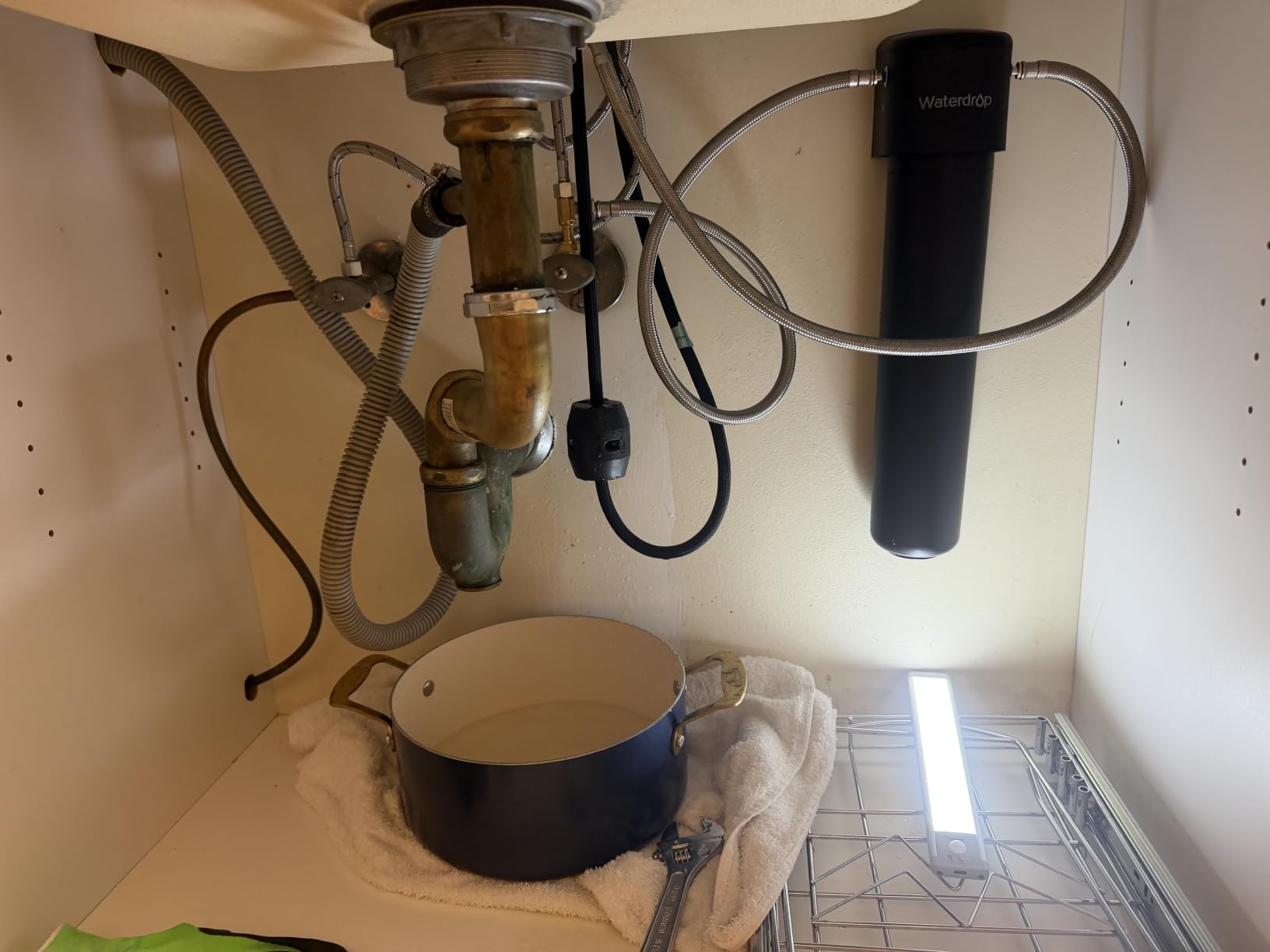 Waterdrop UA-5Y 5-Year Under Sink Water Filter System, Ultra Long Life | Reduces Lead, Chlorine, Bad Taste & Odor, Connects Directly to Your Faucet customer photo 1