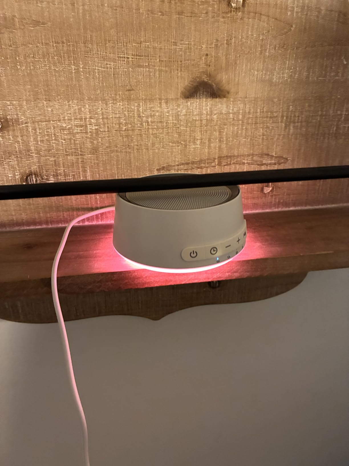 Sound Machine Night Light White Noise Machine with 30 Soothing Sounds 12 Colors Night Light Sleep Machine for Baby Kids Adults Brown Pink Noise Machine with 32 Volume Levels for Office Home Travel customer photo 2
