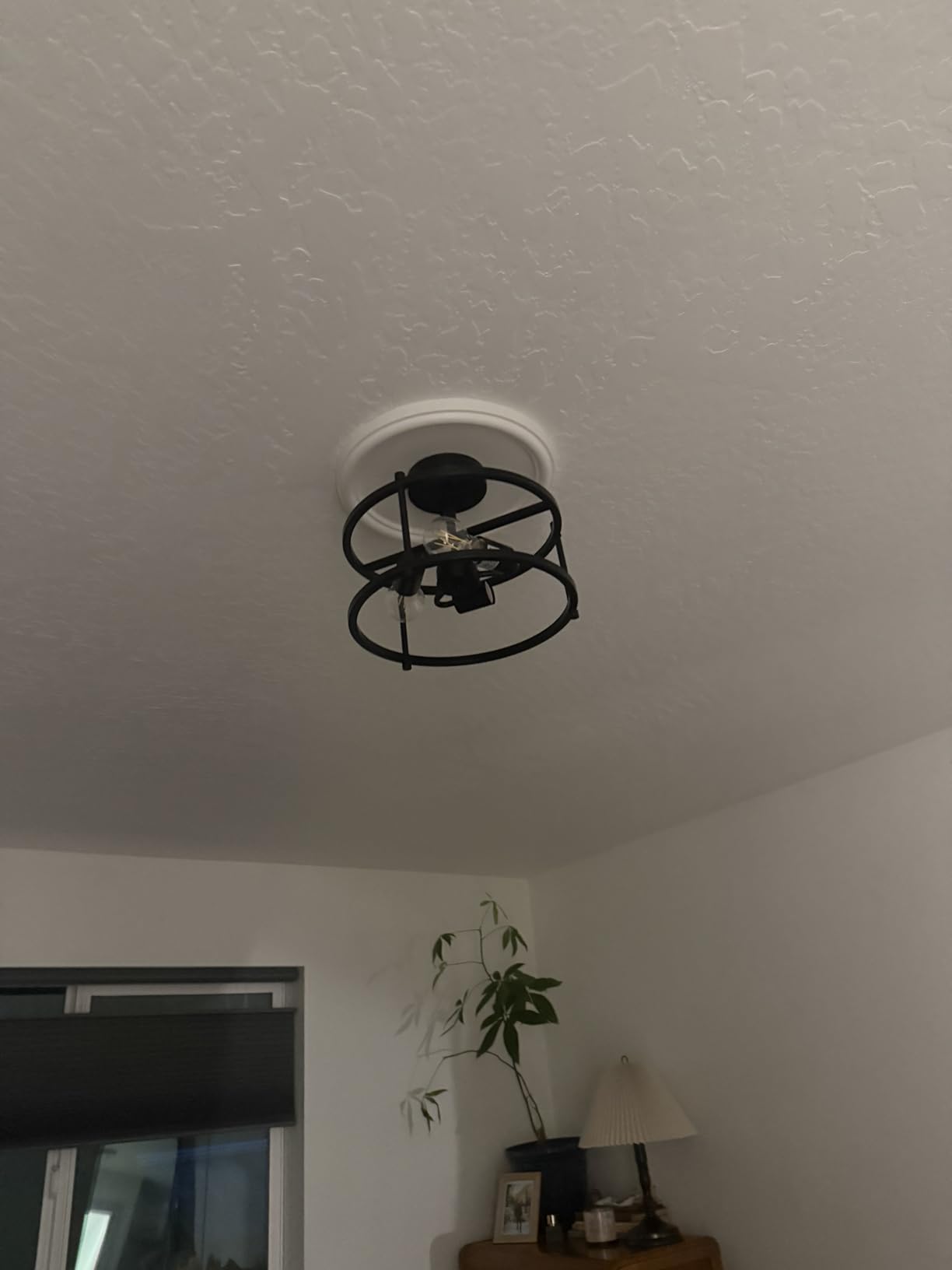2Packs Molded Nylon Ceiling Medallion for Light Fixtures and Ceiling Fans, 9.8