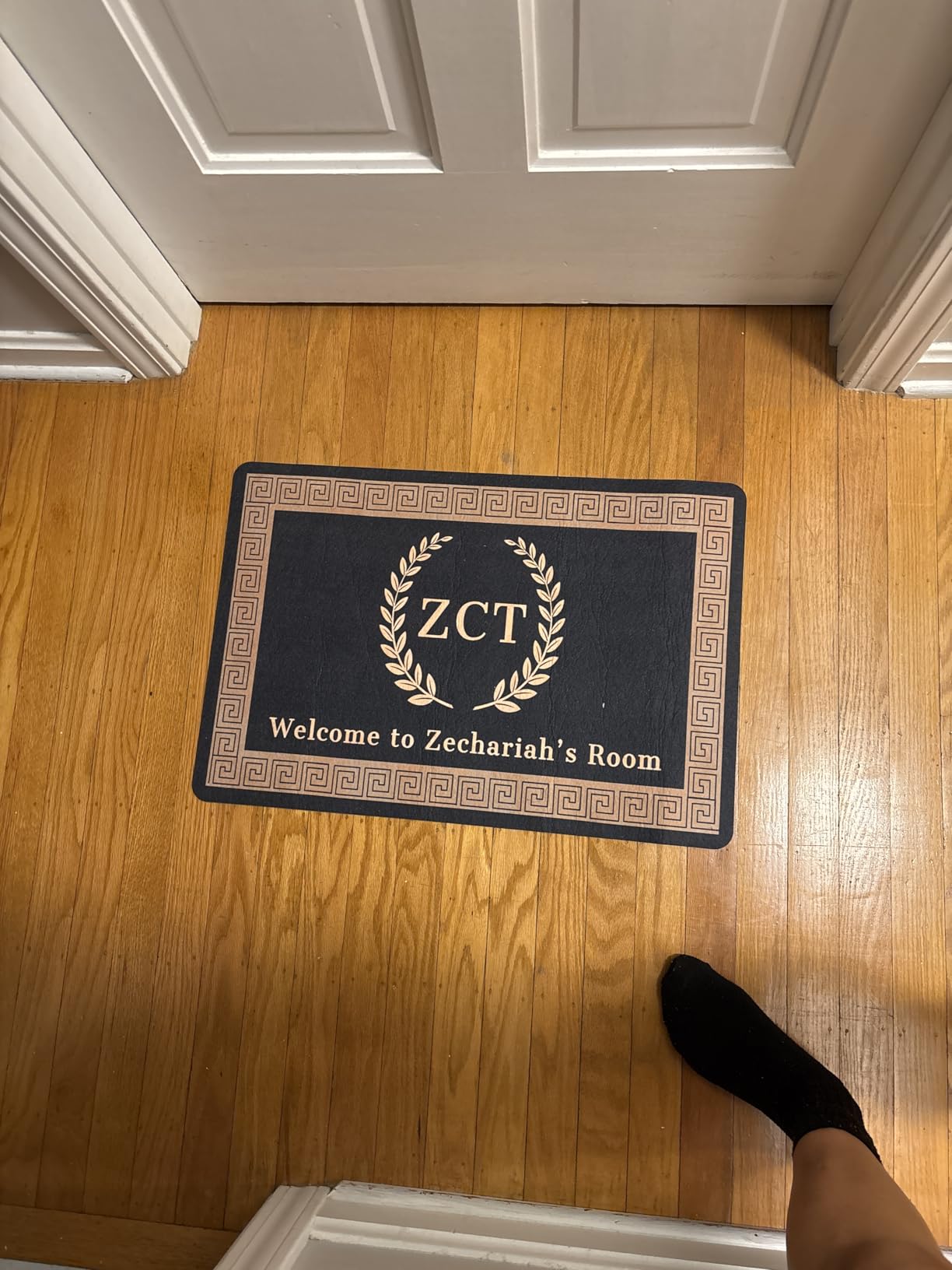 Personalized Outdoor Welcome Mats with Family Name, Door Mat for Front Door | Custom Garden Decor Doormat, Entrance Door Mat, Non Slip Floor Mat Housewarming Gifts for New Home 30 * 18 in customer photo 2