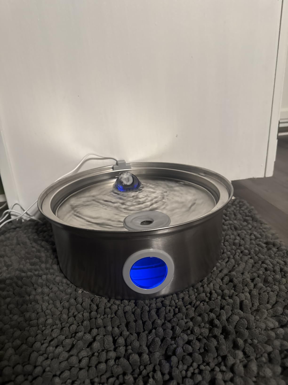 Cat Water Fountain, 3.5L/120oz Automatic Pet Water Fountain with 4 Filter Sponges, 2 Flow Modes, LED Light, Water Shortage Alert, Pet Water Dispenser for Dogs Cats customer photo 2