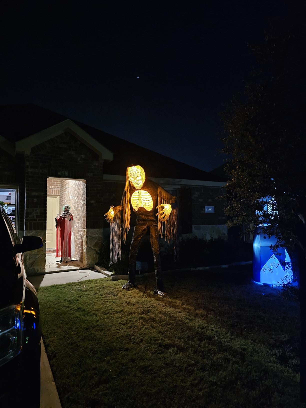 Haunted Hill Farm 10-Ft Motion-Activated Towering Reaper Animatronic | Talking, Sound Effects, Lights, Indoor or Outdoor Decoration customer photo 2