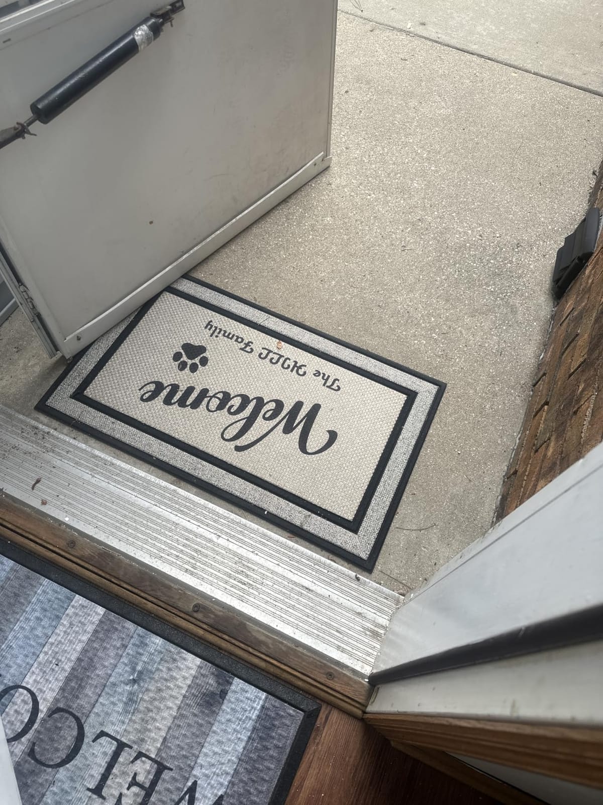 My Sign Center Door Mat, Personalized Doormat, Custom Indoor/Outdoor Monogram Doormat, Housewarming Gift, Heavy Duty Slip Resistant Backing, 18x30 Inches, Polyester Top Made in USA customer photo 2