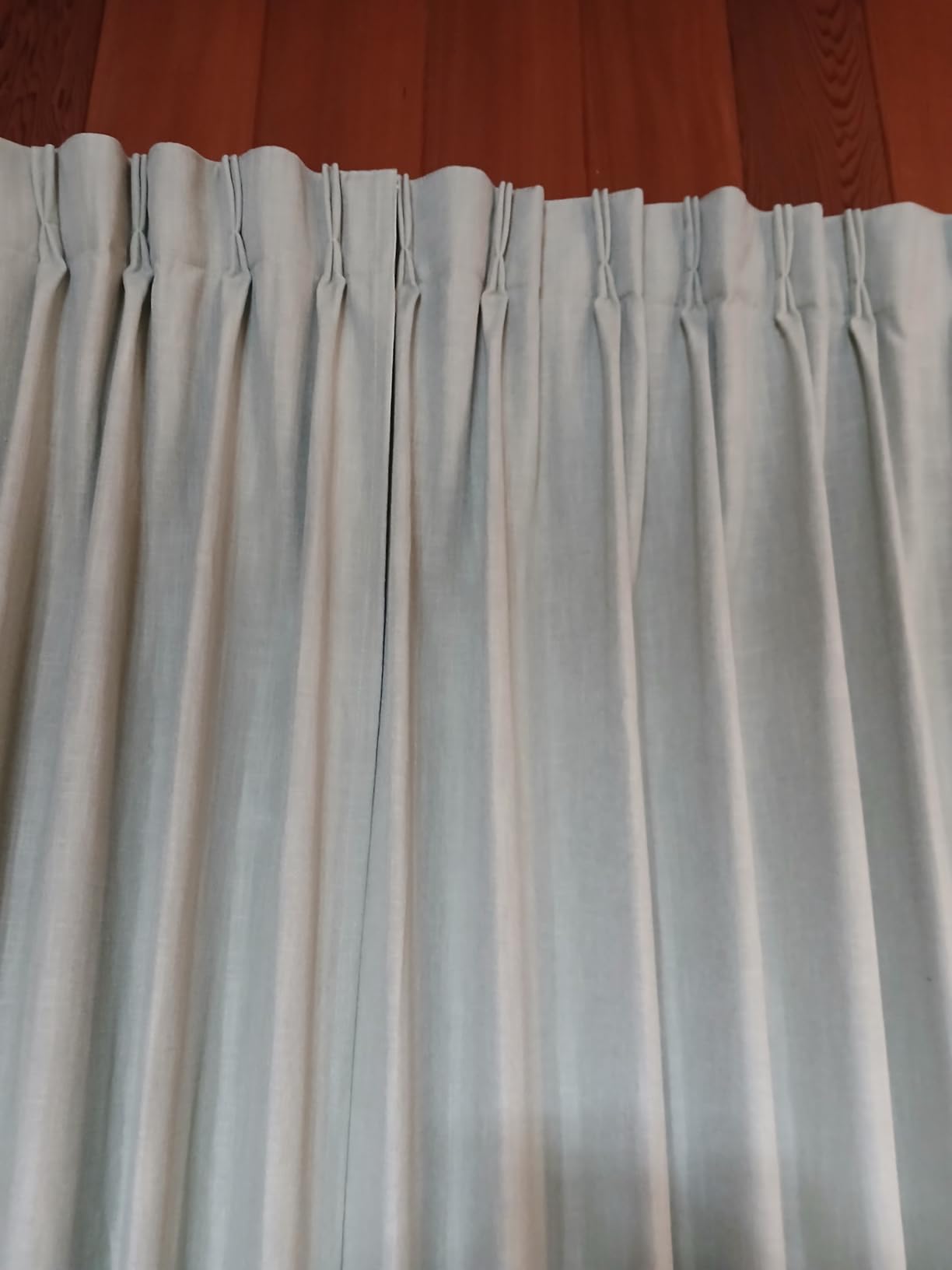 TWODRAPES Natural Pinch Pleated Linen Semi Sheer 84 Inch Curtains 2 Panels | Pinch Pleat Hooks Rings, Back Tab, Cream Ivory Birch, Boho Neutral, Textured Linen, Window Curtain for Living Room Bedroom customer photo 2