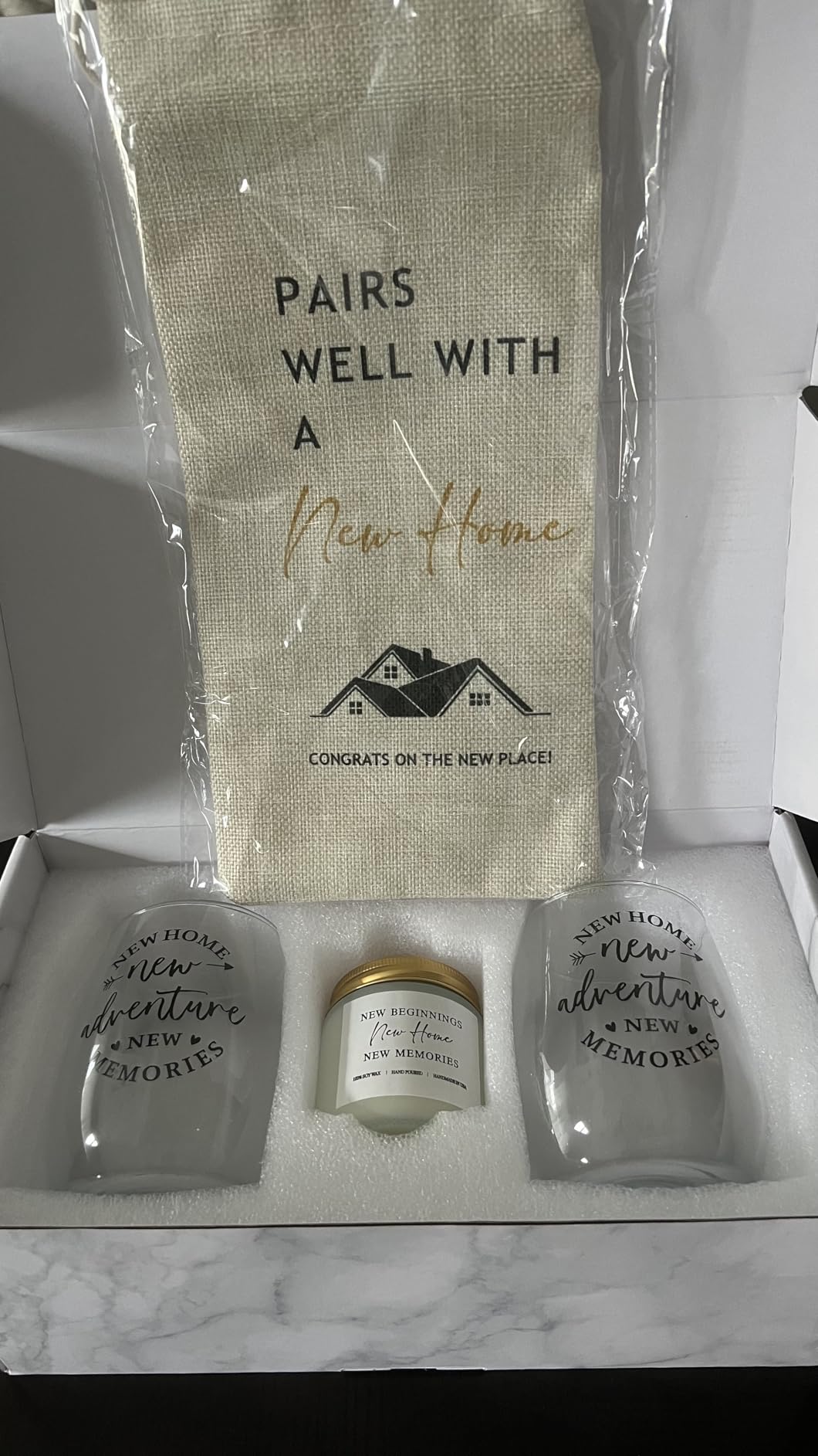 House Warming Gifts New Home Gift Ideas Cool Housewarming Gift Baskets New Apartment Unique Housewarming Blessing Gifts for Women, Men, Couple, First Time Home Buyers, Homeowners, Family customer photo 2