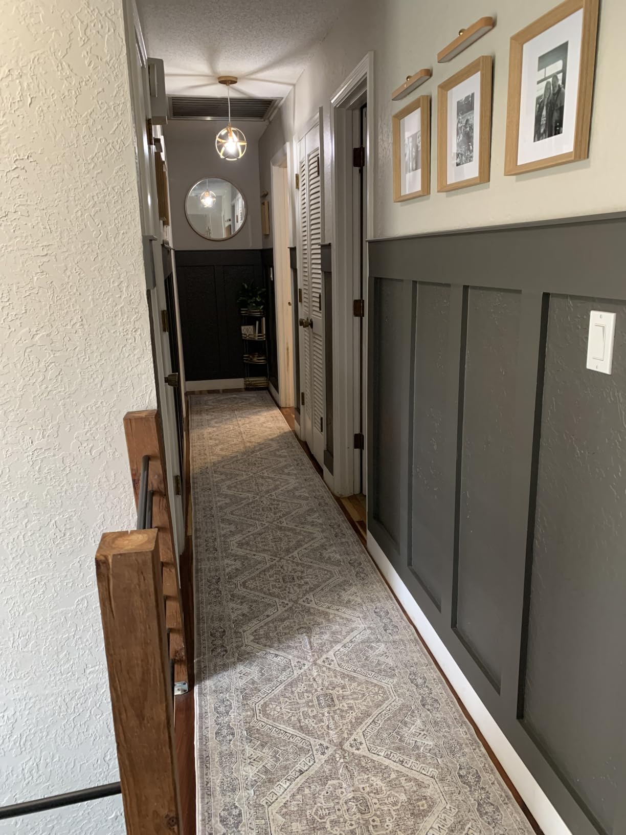 KUTA Vintage Extra Long Runners for Hallways 2.6x18ft Washable Blue White | Non-Slip, Non-Shedding, Low Pile, Easy Clean Distressed Flower Rugs For Kitchen Stair Entryway Bedroom Laundry Foyer customer photo 1