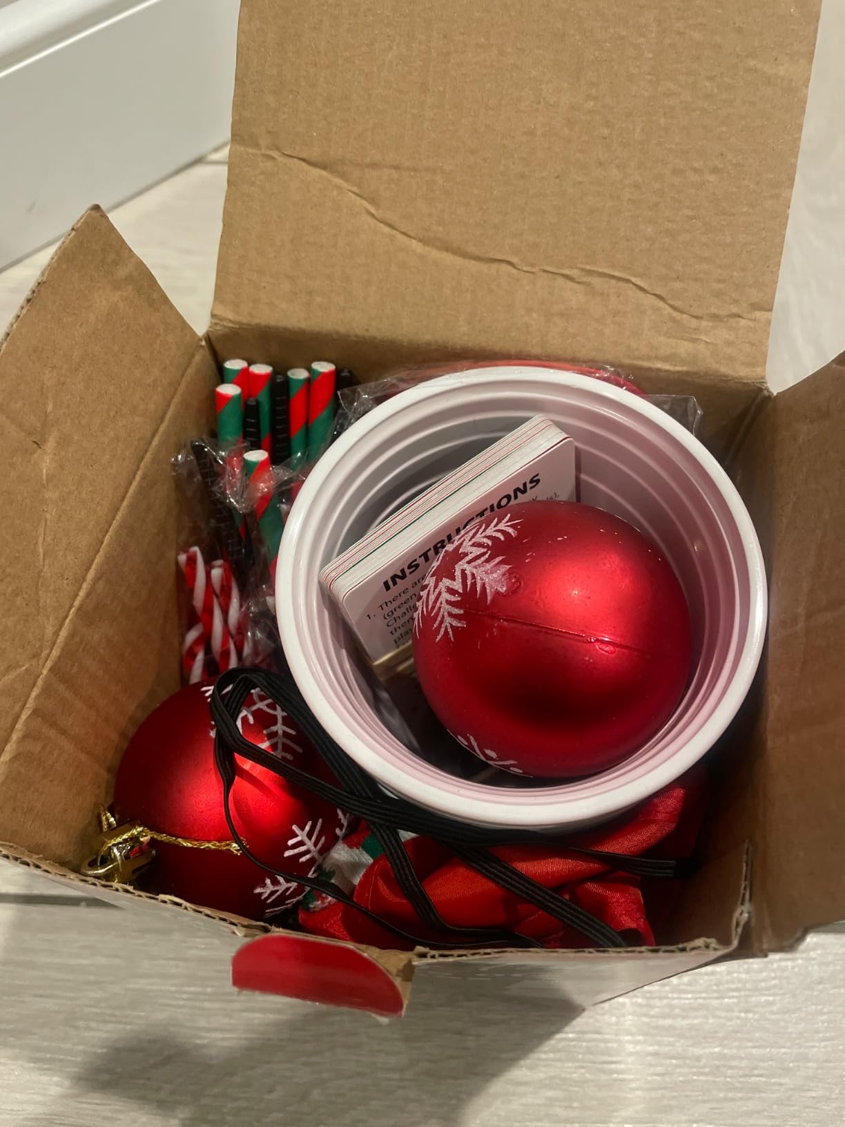 Funwares 24 Days of Christmas Games - Complete Advent Calendar, Christmas-Themed Minute to Win It Challenges for Kids, Teens & Families, 2-12 Players, Ready to Play Right Out of the Box! customer photo 2