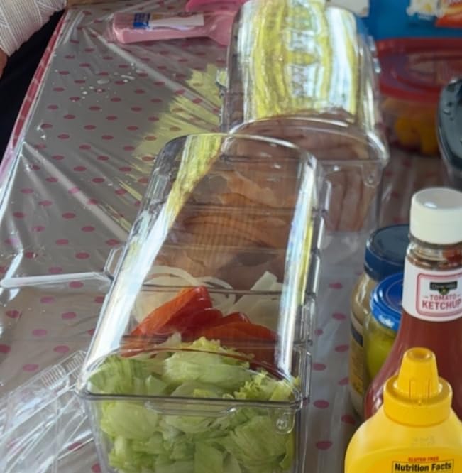 Ice Chilled Condiment Caddy, Condiment Containers with Lids, Serving Tray | mimosa bar supplies, 5 Removable Compartments (2.5 cup), fruit tray, hosting essentials, catering supplies customer photo 2