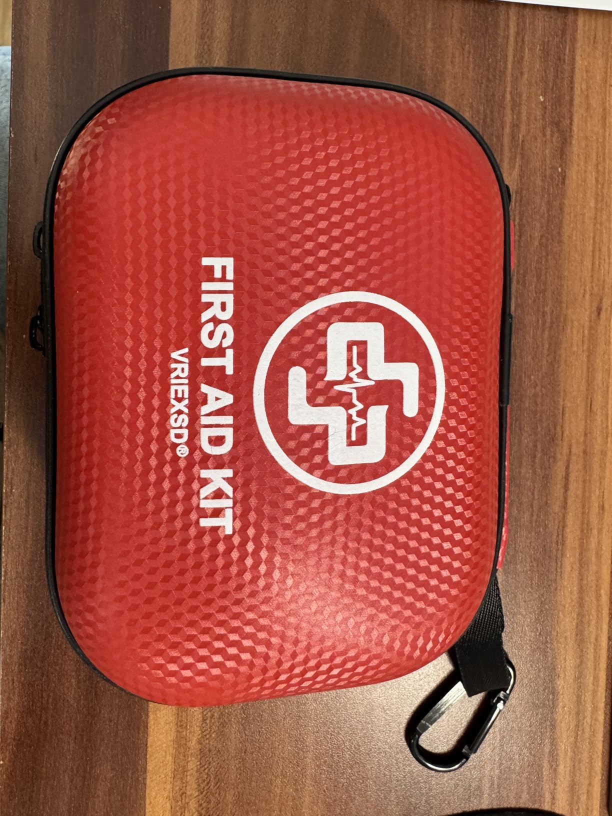Mini First Aid Kit - 150 Piece Small Waterproof Hard Shell Medical Kit | Compact First Aid Kit with Comprehensive Supplies for Home, Car, Travel, Camping, Truck, Hiking, Sports, Office, Outdoor(Red) customer photo 1
