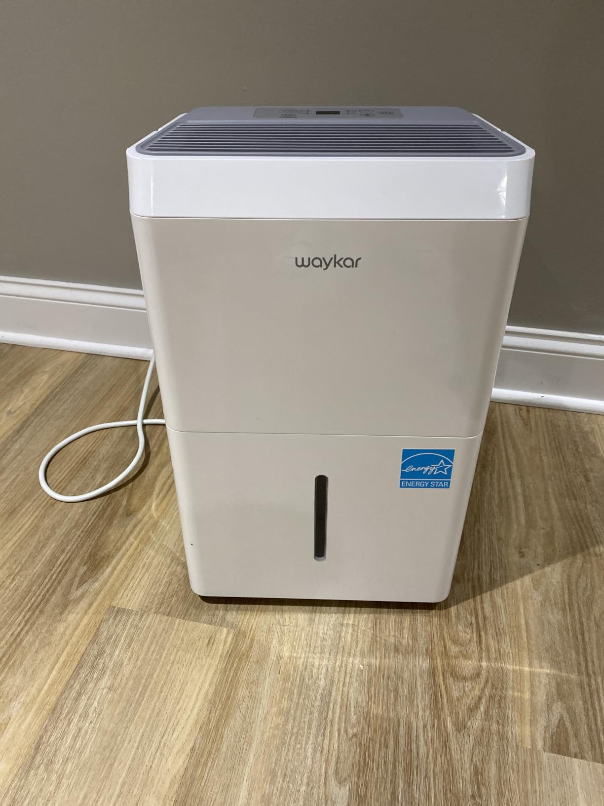 Waykar 6000 Sq.Ft Energy Star Dehumidifier for Basement & Home, 120 Pint/Day with Drain Hose & Tank, Ultra Quiet (40 dB), Smart Auto Comfort Mode, Auto-Defrost, 30%-80% Smart Humidity Control customer photo 2