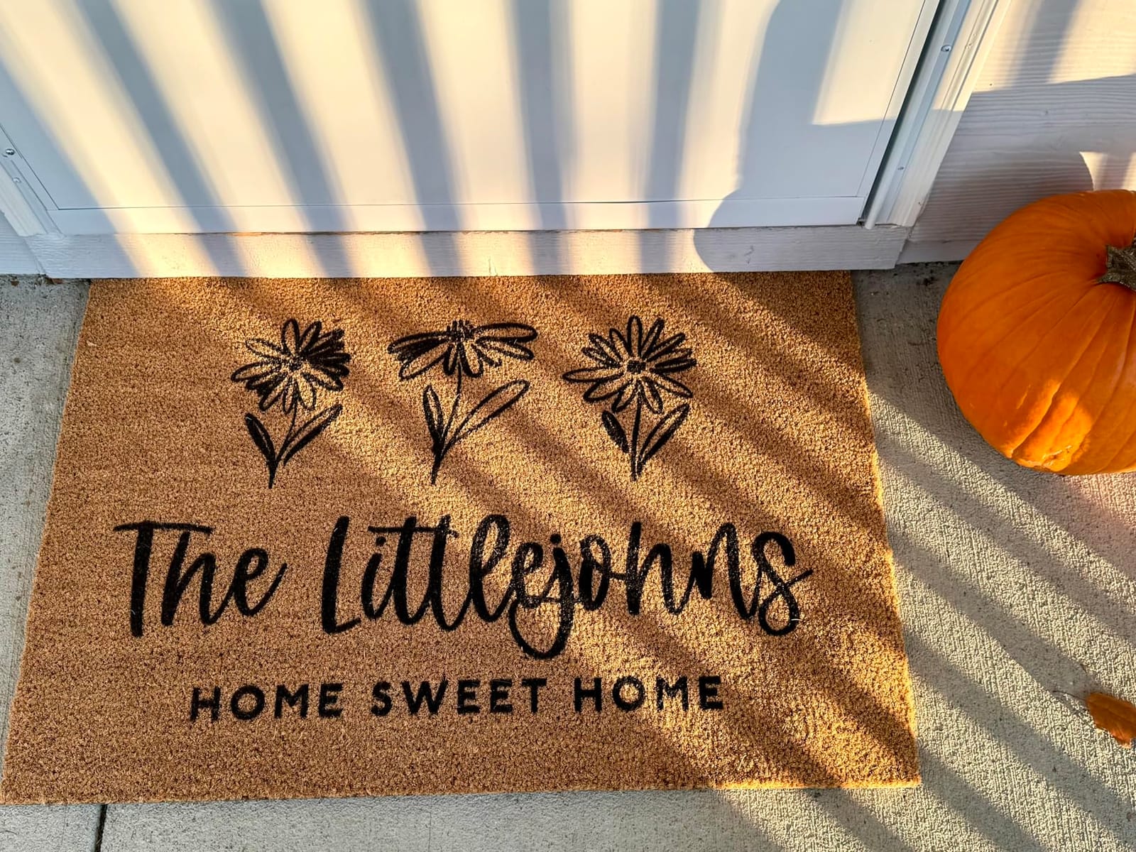 Personalized Door Mat - Create Your Own Family Doormat with 20 Icon - Welcome Doormat with Anti-Slip Backing, Door mat Indoor or Outdoor Entrance customer photo 1