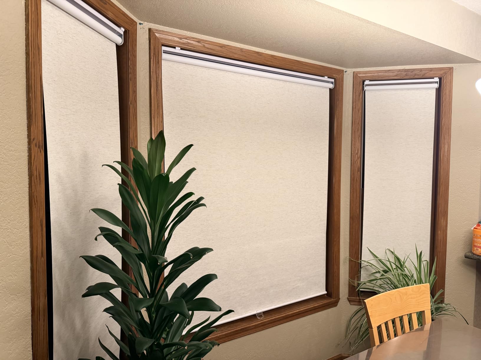 SUNOFF Blackout Cordless Roller Shades Blinds, 47