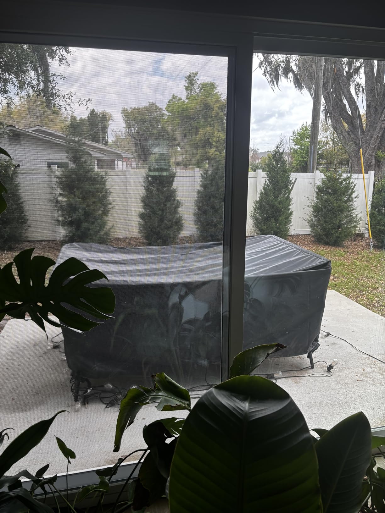 BALEINE Patio Furniture Covers Waterproof 420D Oxford - Heavy Duty Outdoor Table Cover with Windproof Straps customer photo 2