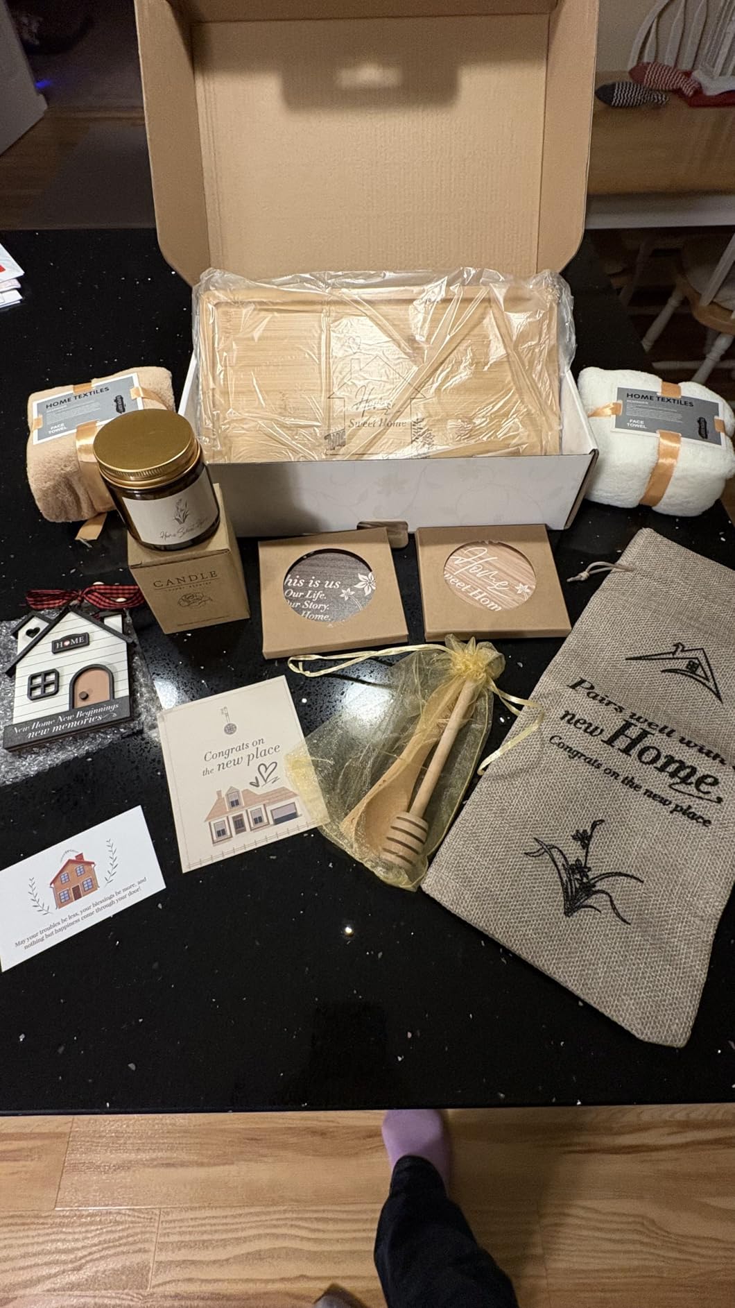 House Warming Gifts New Home, 11 Pcs Housewarming Gift Ideas Basket, Closing Gifts for Home Buyer, Couple, Women, New Apartment Homeowners customer photo 1